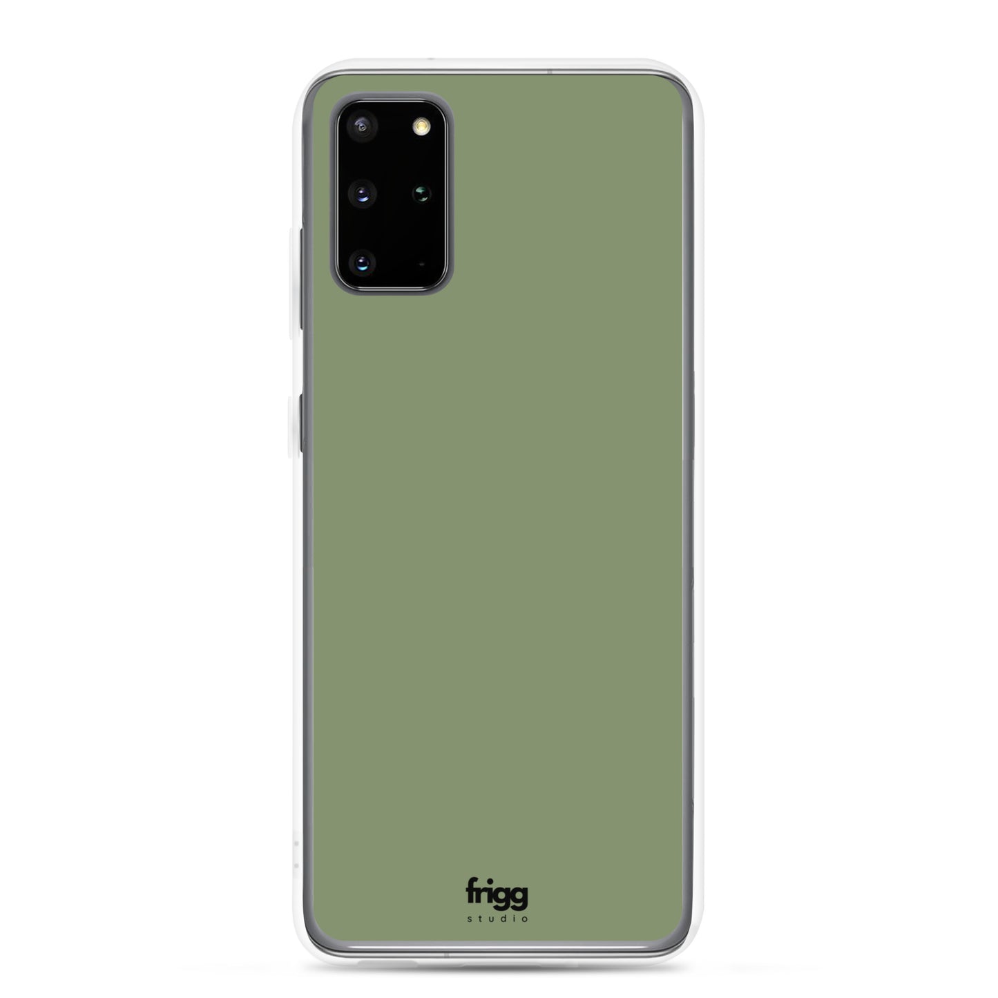 CAMOUFLAGE GREEN - CLEAR CASE FOR SAMSUNG