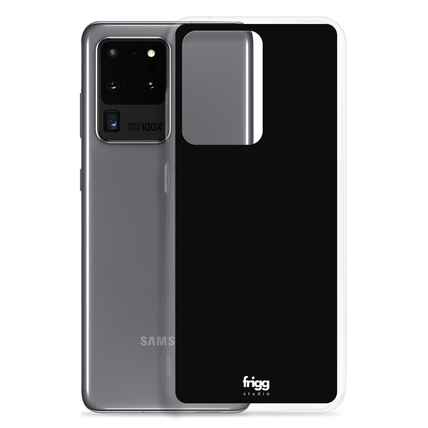 BLACK - CLEAR CASE FOR SAMSUNG