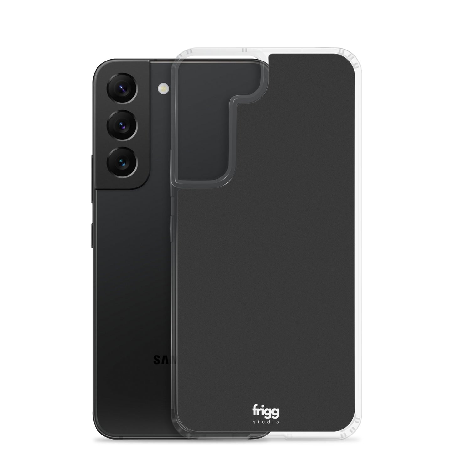 BLACK - CLEAR CASE FOR SAMSUNG