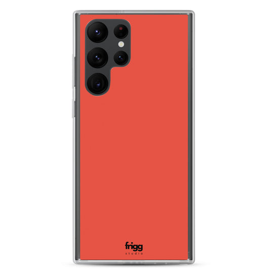 ORANGE RED – KLARES HÜLLE FÜR SAMSUNG