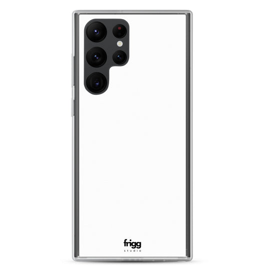 WHITE - TRANSPARENTE HÜLLE FÜR SAMSUNG