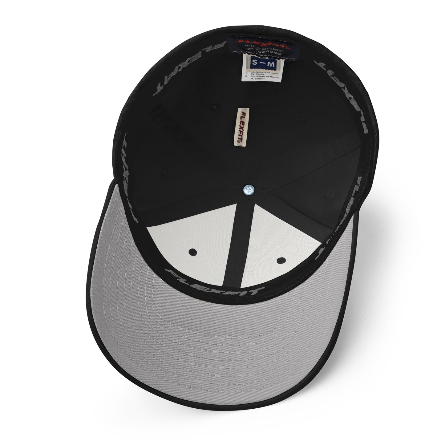 FRENCH BULLDOG - FLEXFIT ANIMAL CAP - BLACK