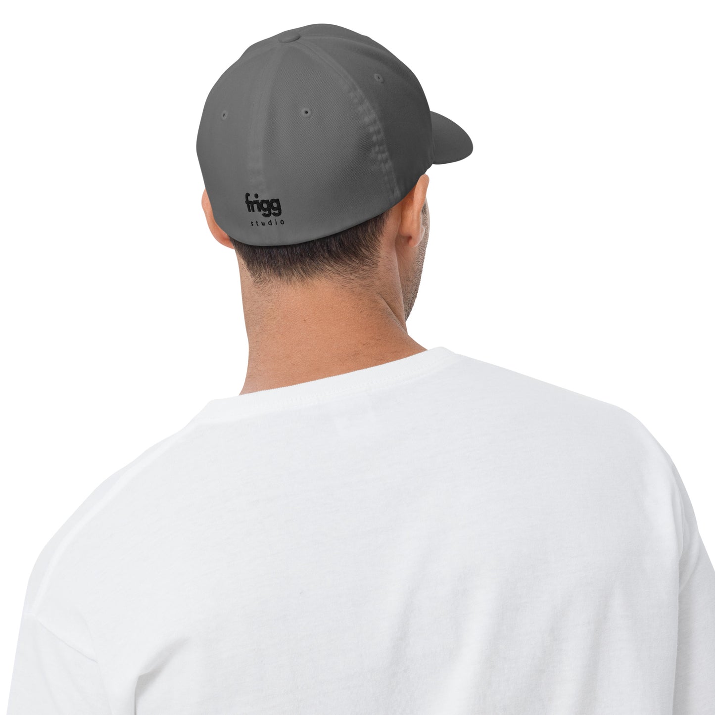 FRENCH BULLDOG - FLEXFIT ANIMAL CAP - GREY