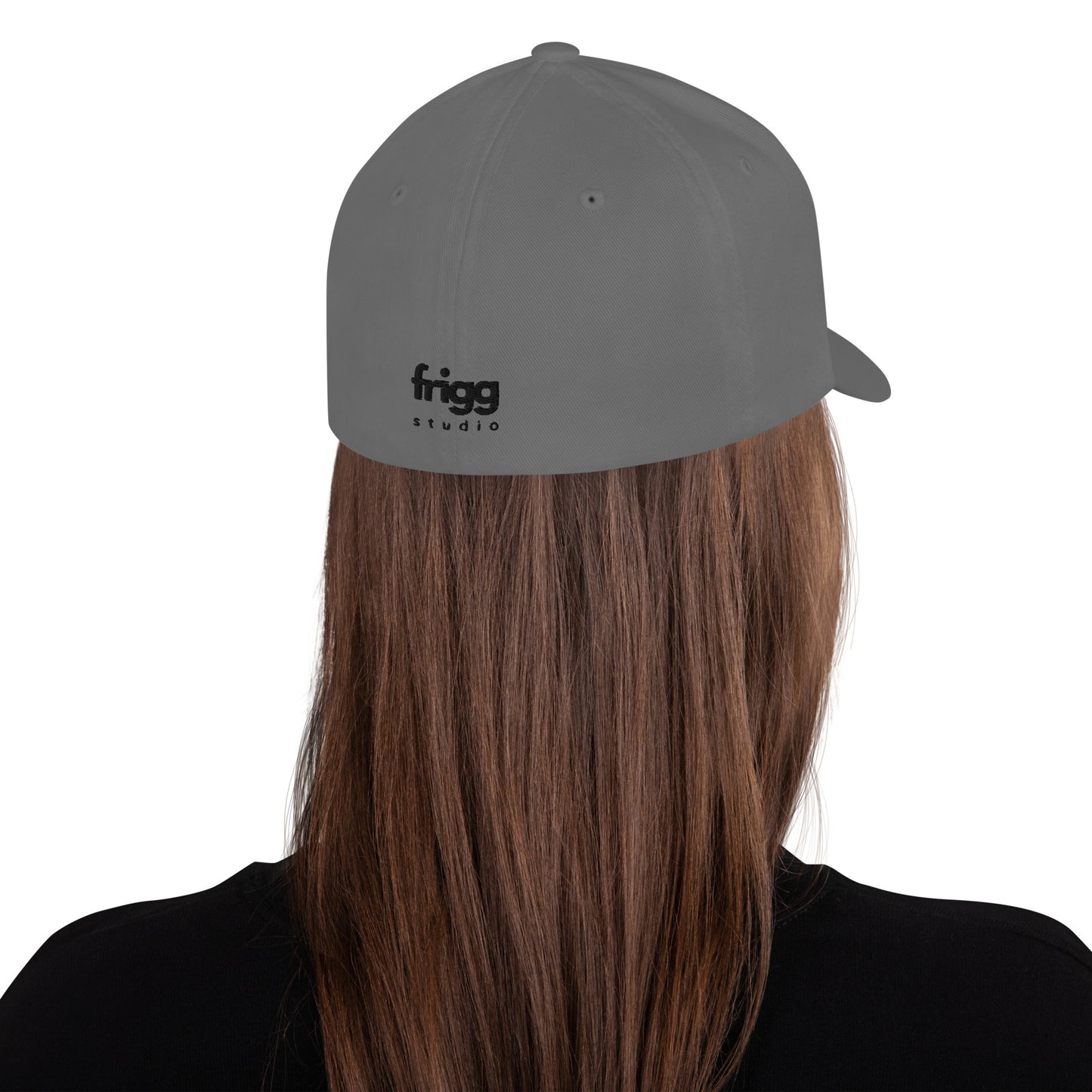 FRENCH BULLDOG - FLEXFIT ANIMAL CAP - GREY