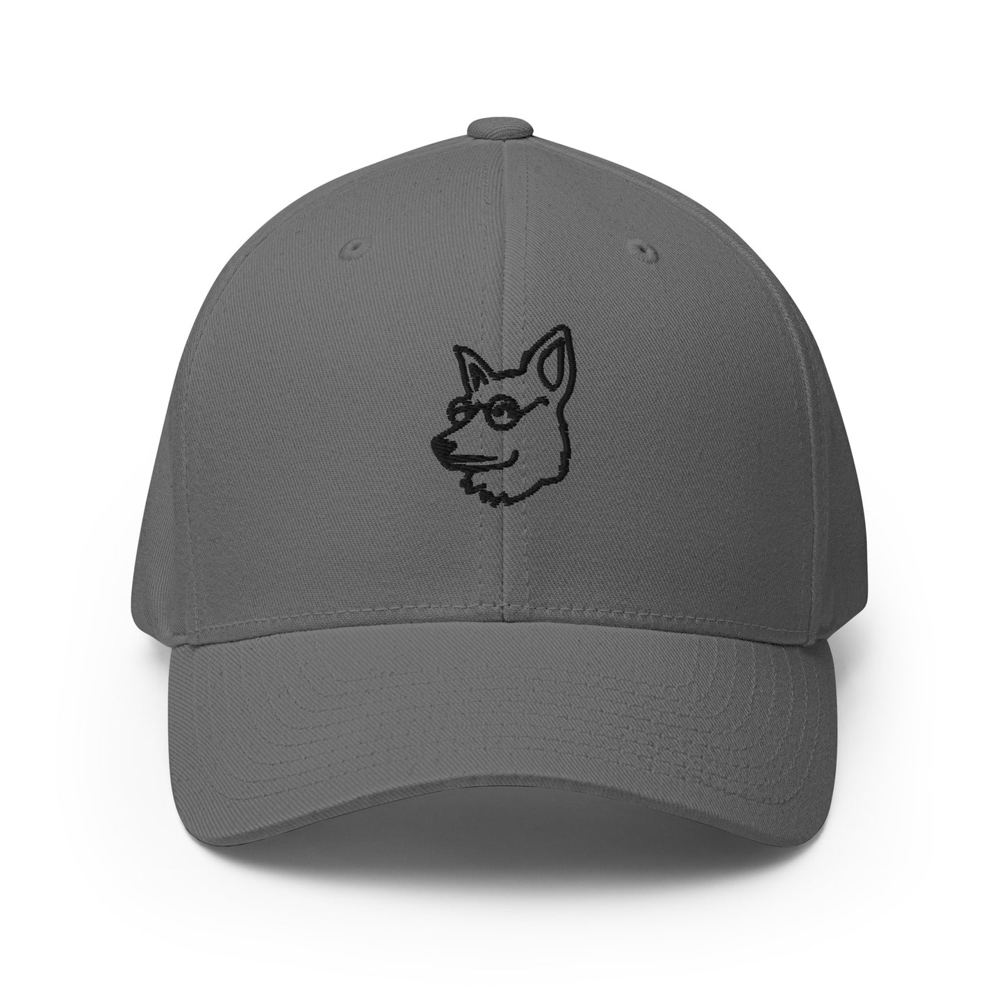 DOG - FLEXFIT ANIMAL CAP - GREY