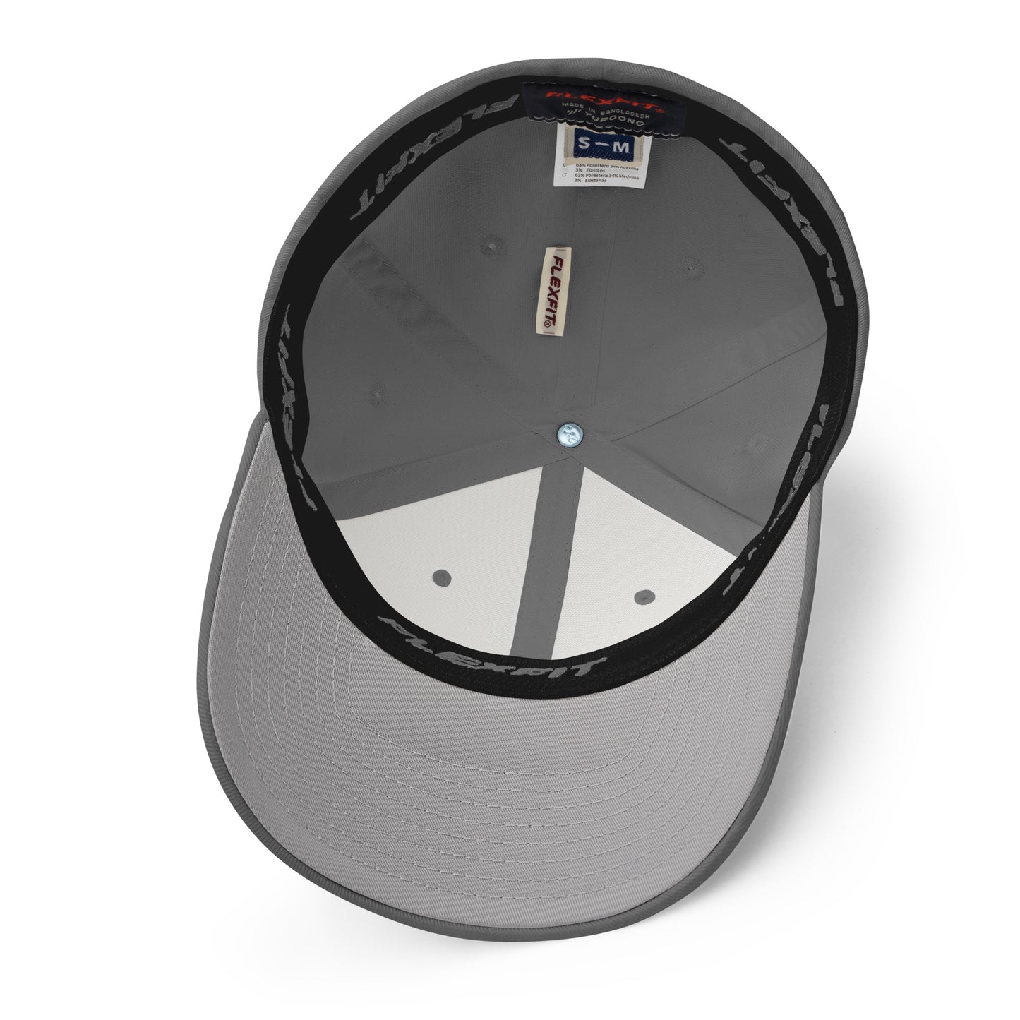 FRENCH BULLDOG - FLEXFIT ANIMAL CAP - GREY