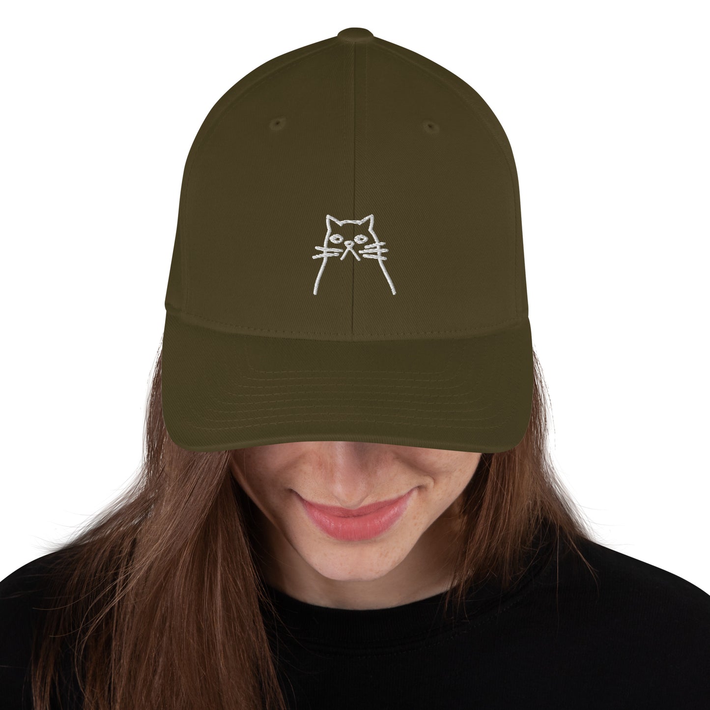 CAT - FLEXFIT ANIMAL CAP - OLIVE