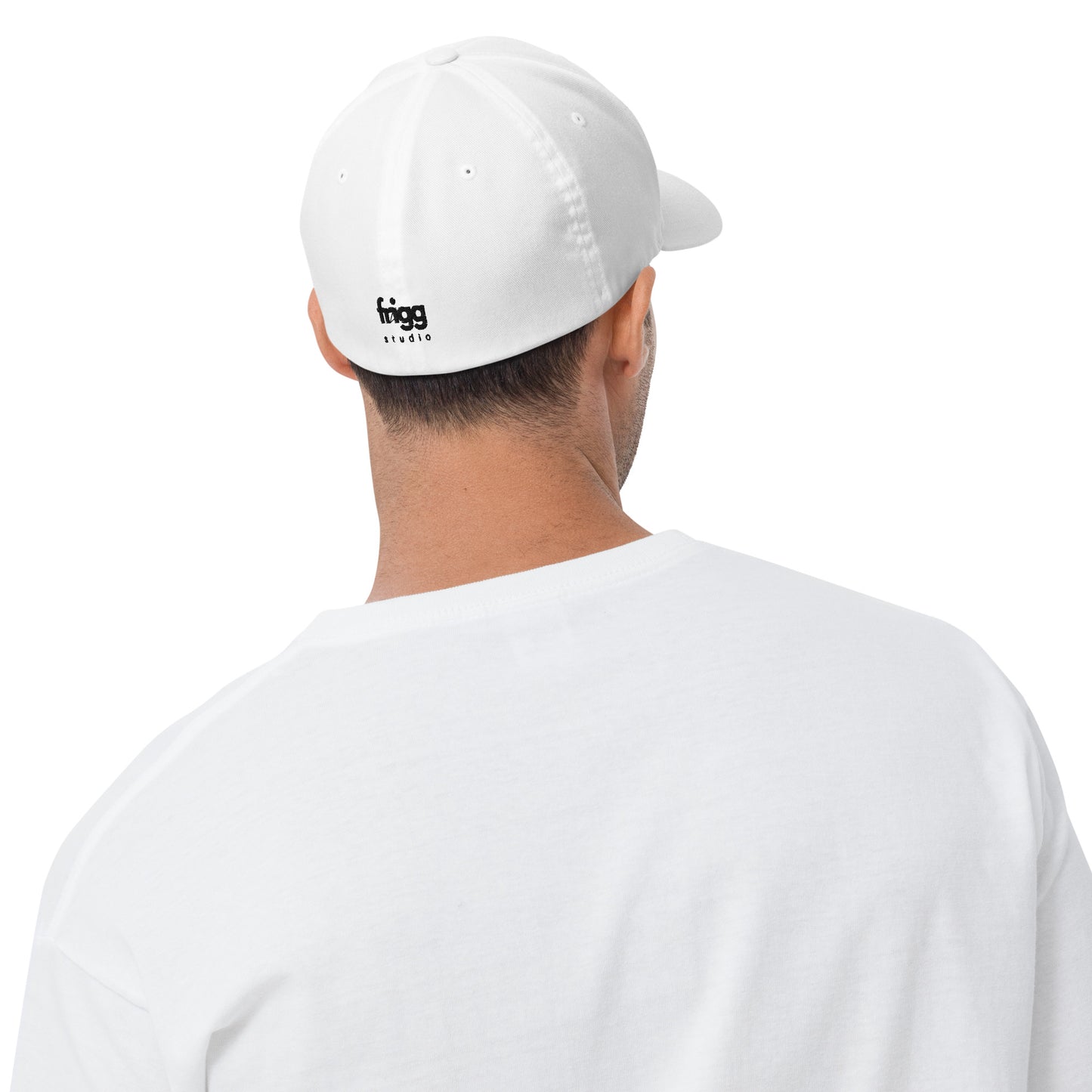 FRENCH BULLDOG - FLEXFIT ANIMAL CAP - WHITE