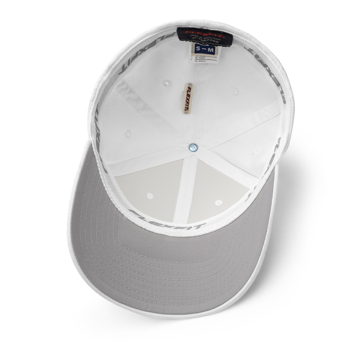 FRENCH BULLDOG - FLEXFIT ANIMAL CAP - WHITE
