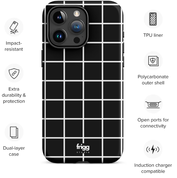 MONOCHROME - TOUGH CASE FOR IPHONE