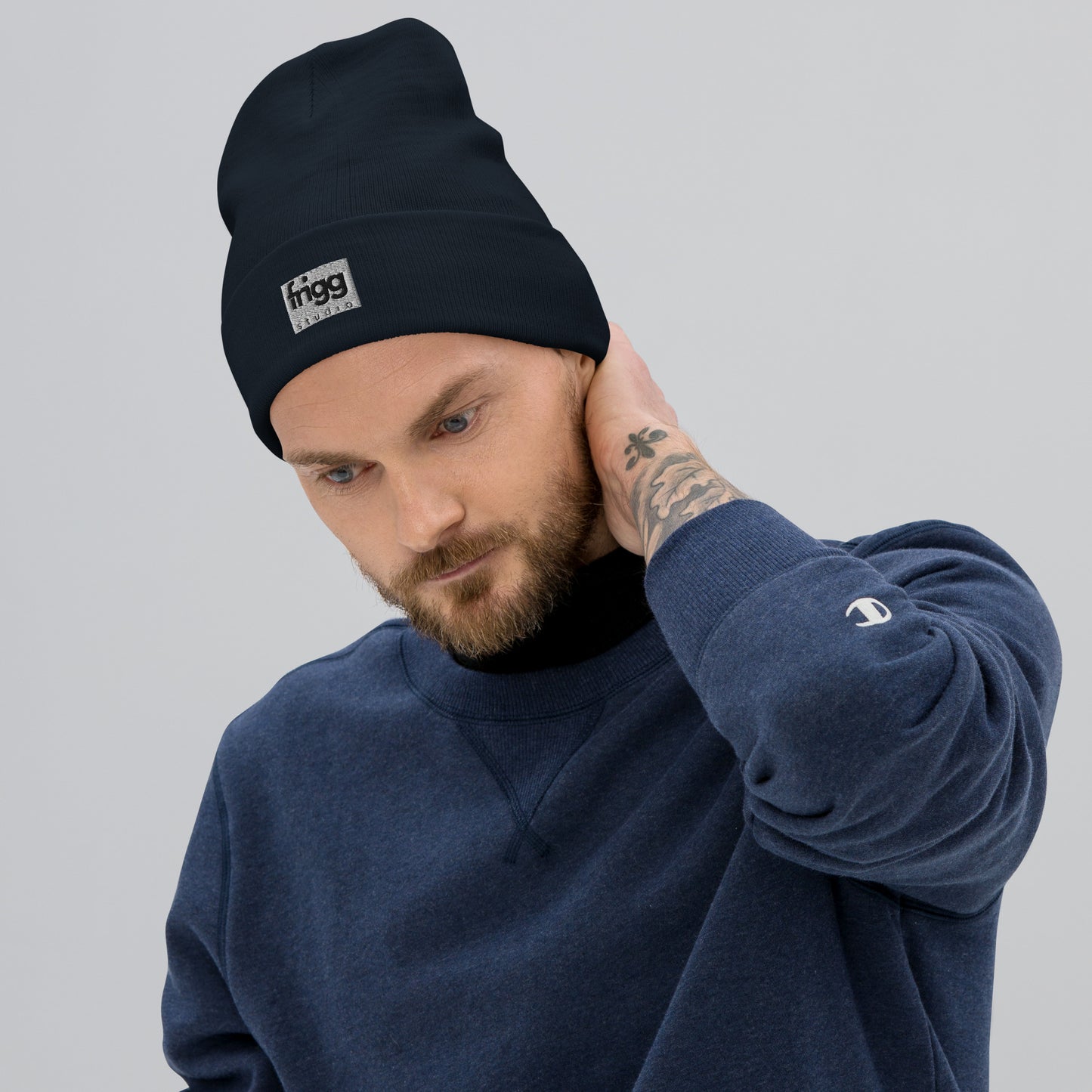 MEN BEANIE - NAVY