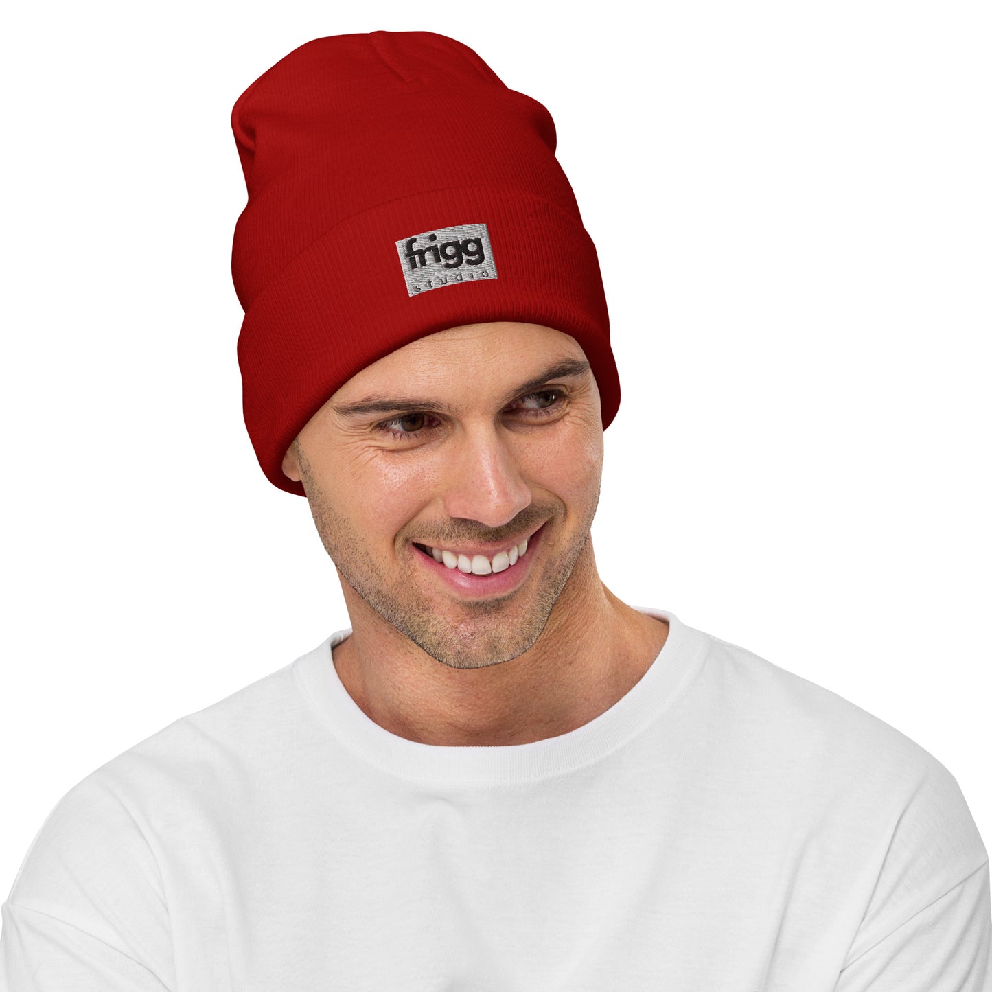 MEN BEANIE - DARK RED