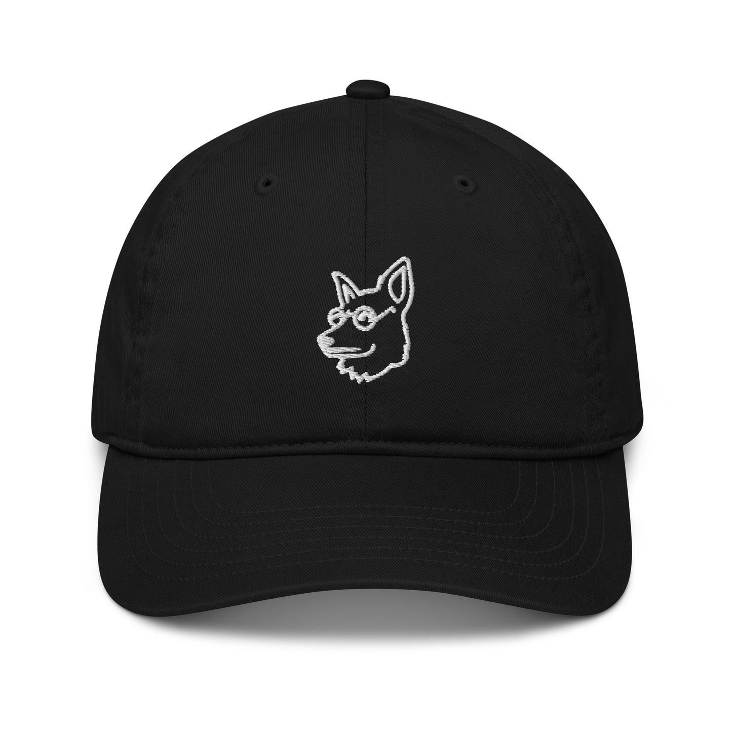 DOG - ORGANIC COTTON ANIMAL CAP - BLACK