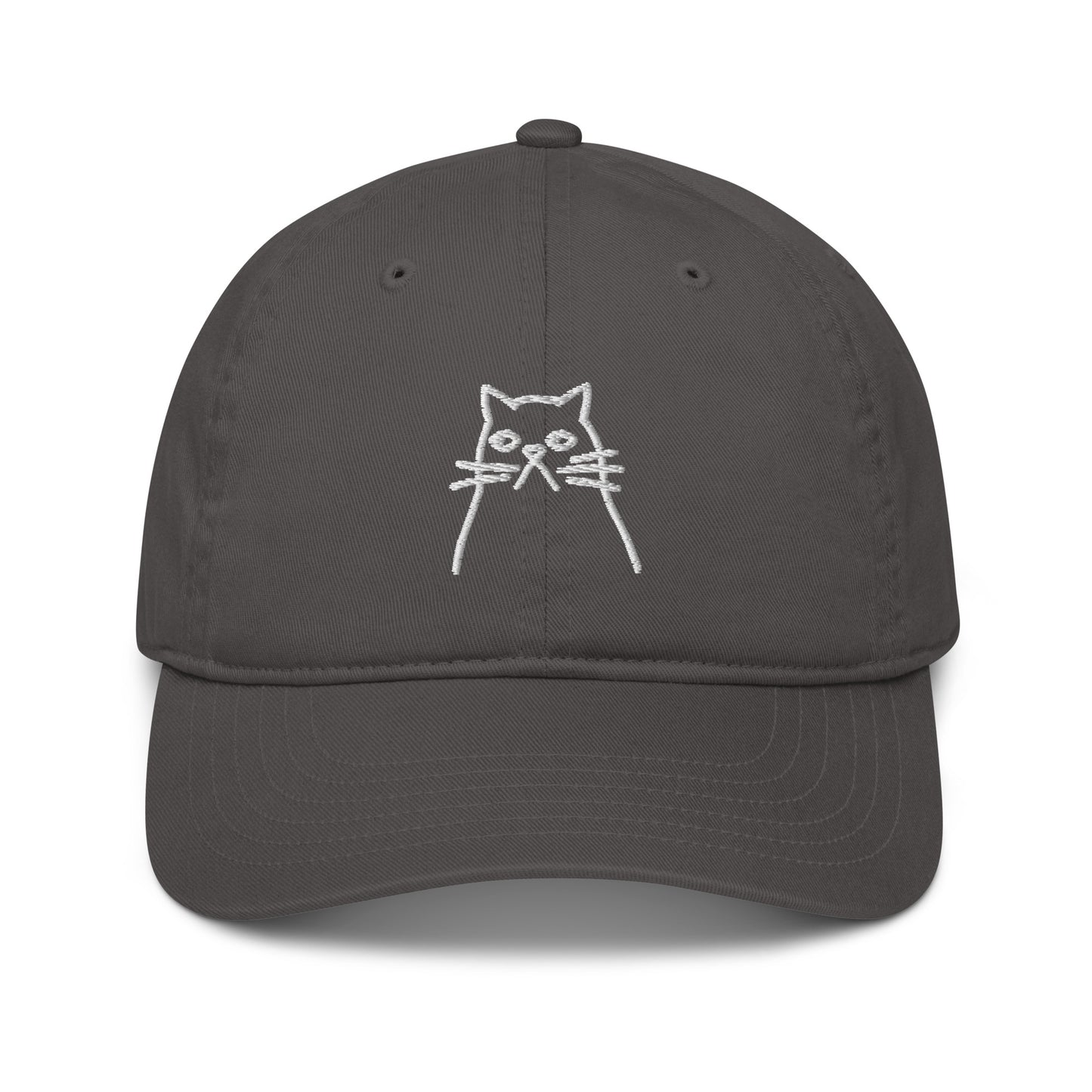 CAT - ORGANIC COTTON ANIMAL CAP - GREY