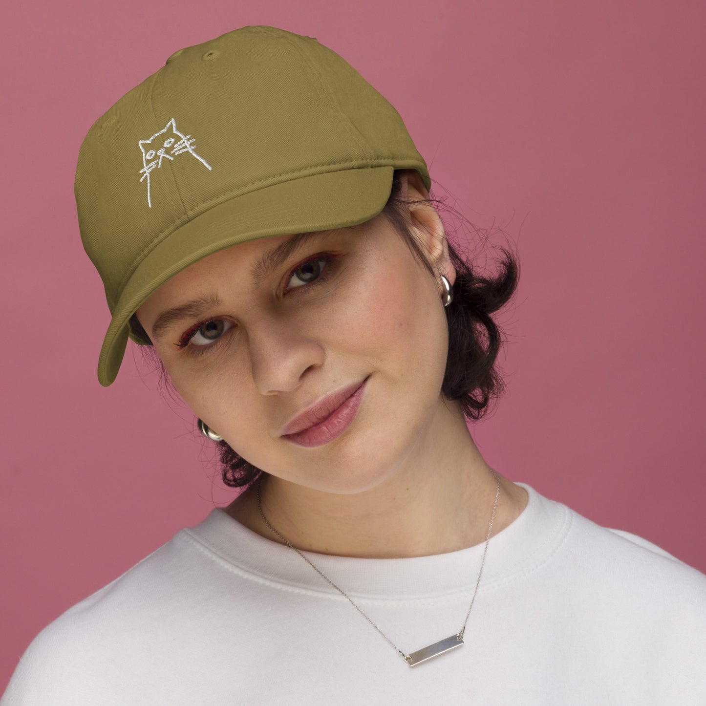 CAT - ORGANIC COTTON ANIMAL CAP - JUNGLE GREEN