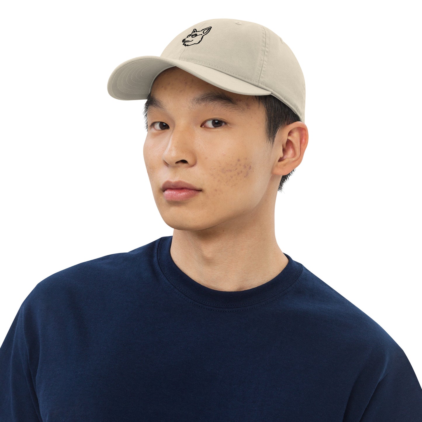 DOG - ORGANIC COTTON ANIMAL CAP - BEIGE