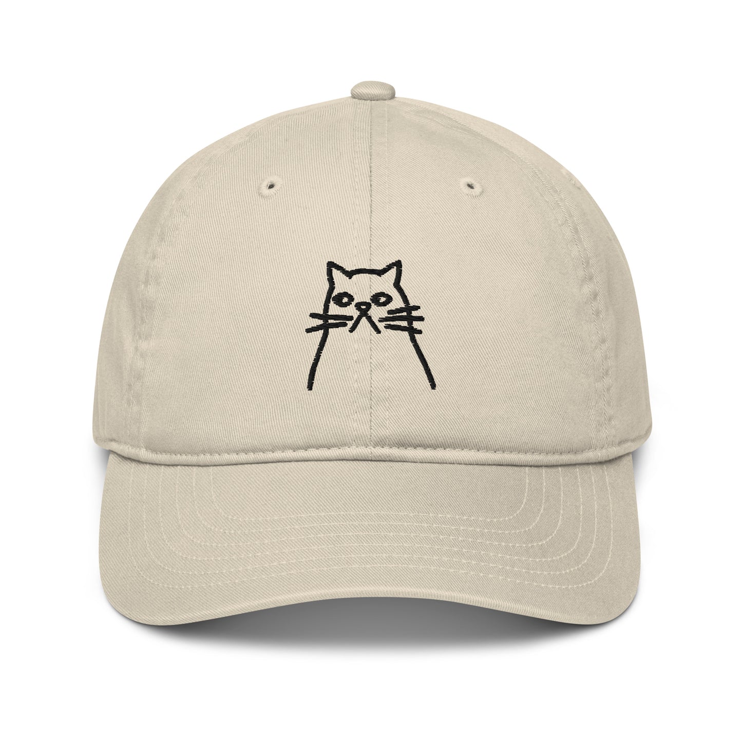 CAT - ORGANIC COTTON ANIMAL CAP - BEIGE