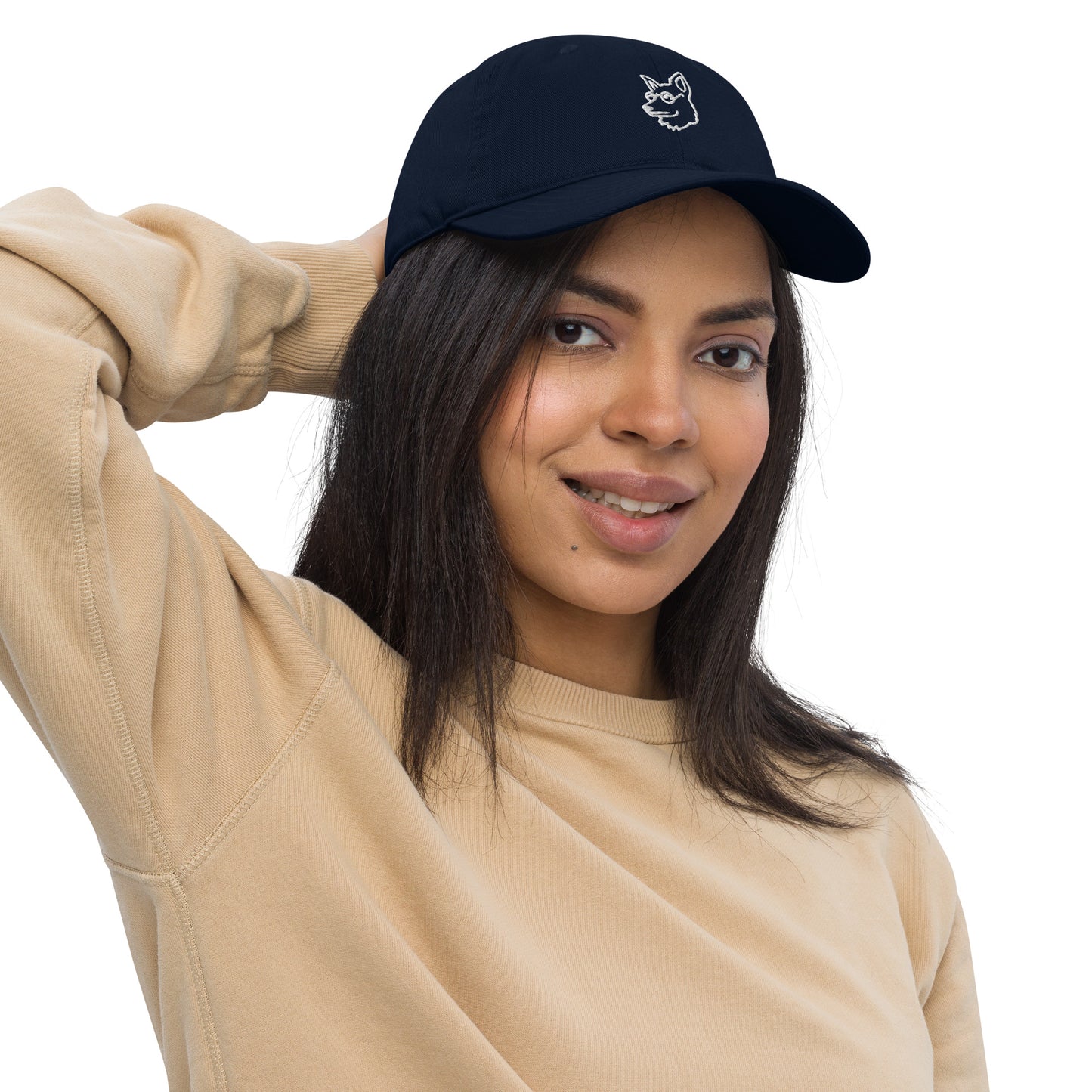 DOG - ORGANIC COTTON ANIMAL CAP - NAVY