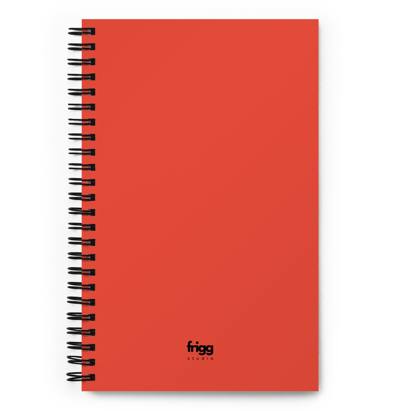 ORANGE RED - SPIRAL NOTEBOOK