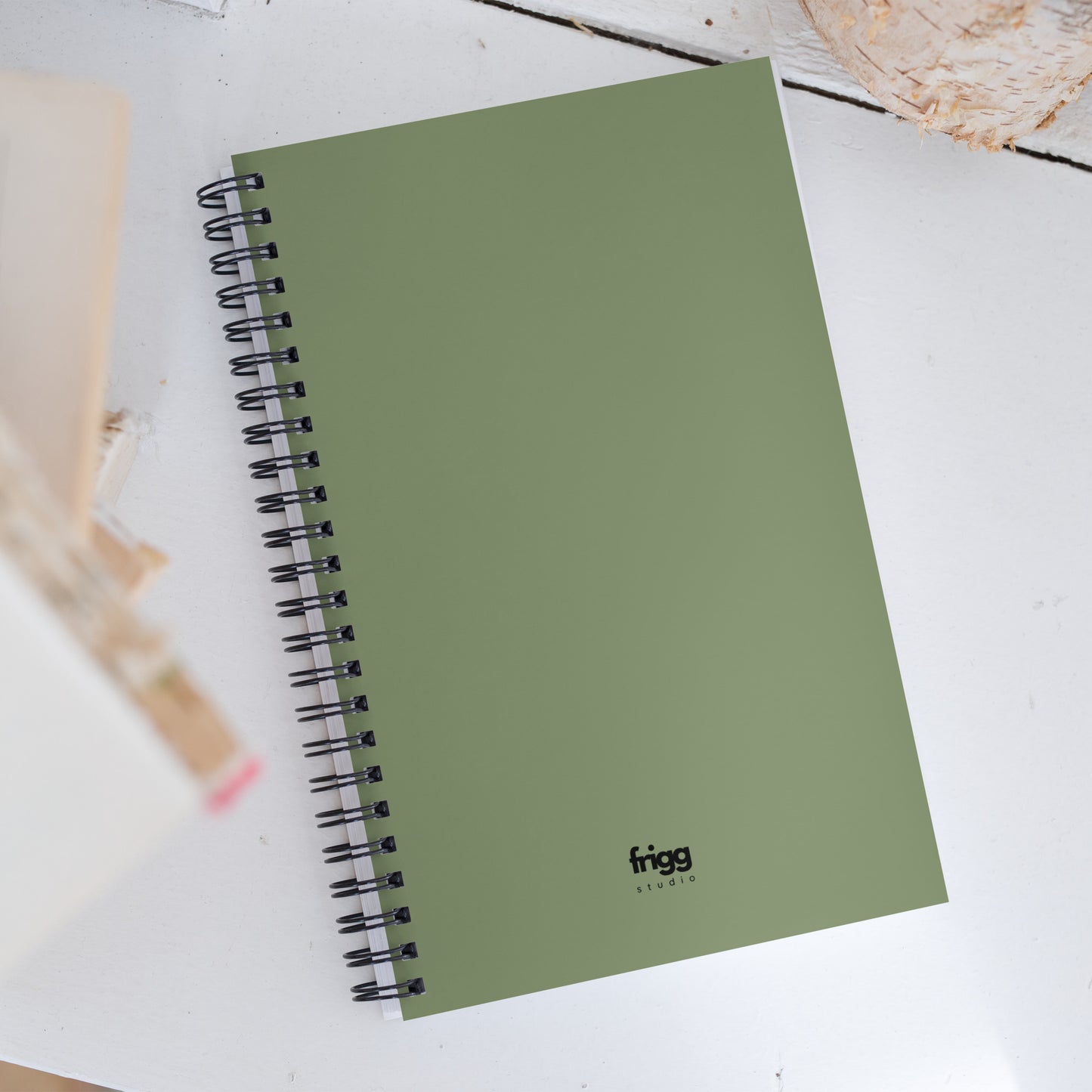 CAMOUFLAGE GREEN - SPIRAL NOTEBOOK