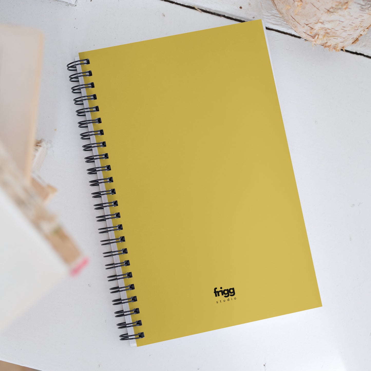 OLD GOLD - SPIRAL NOTEBOOK