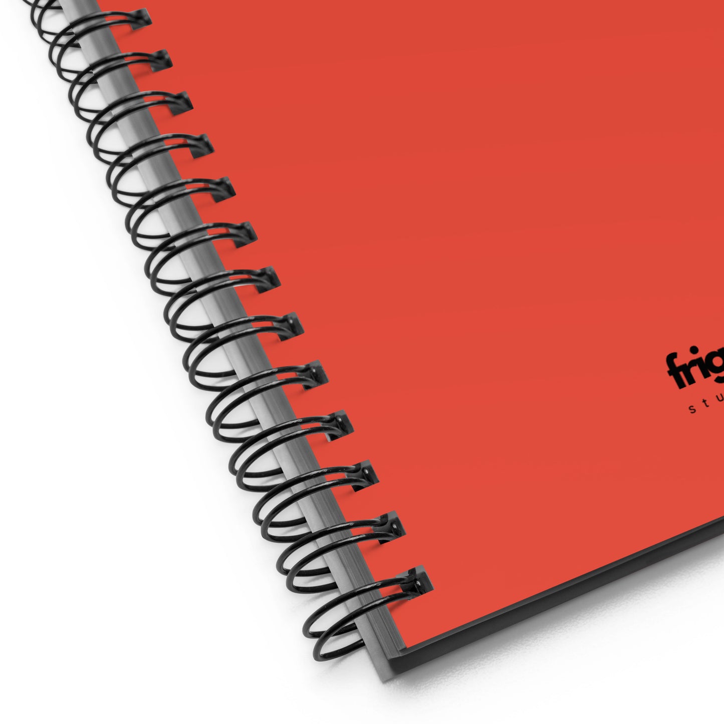 ORANGE RED - SPIRAL NOTEBOOK