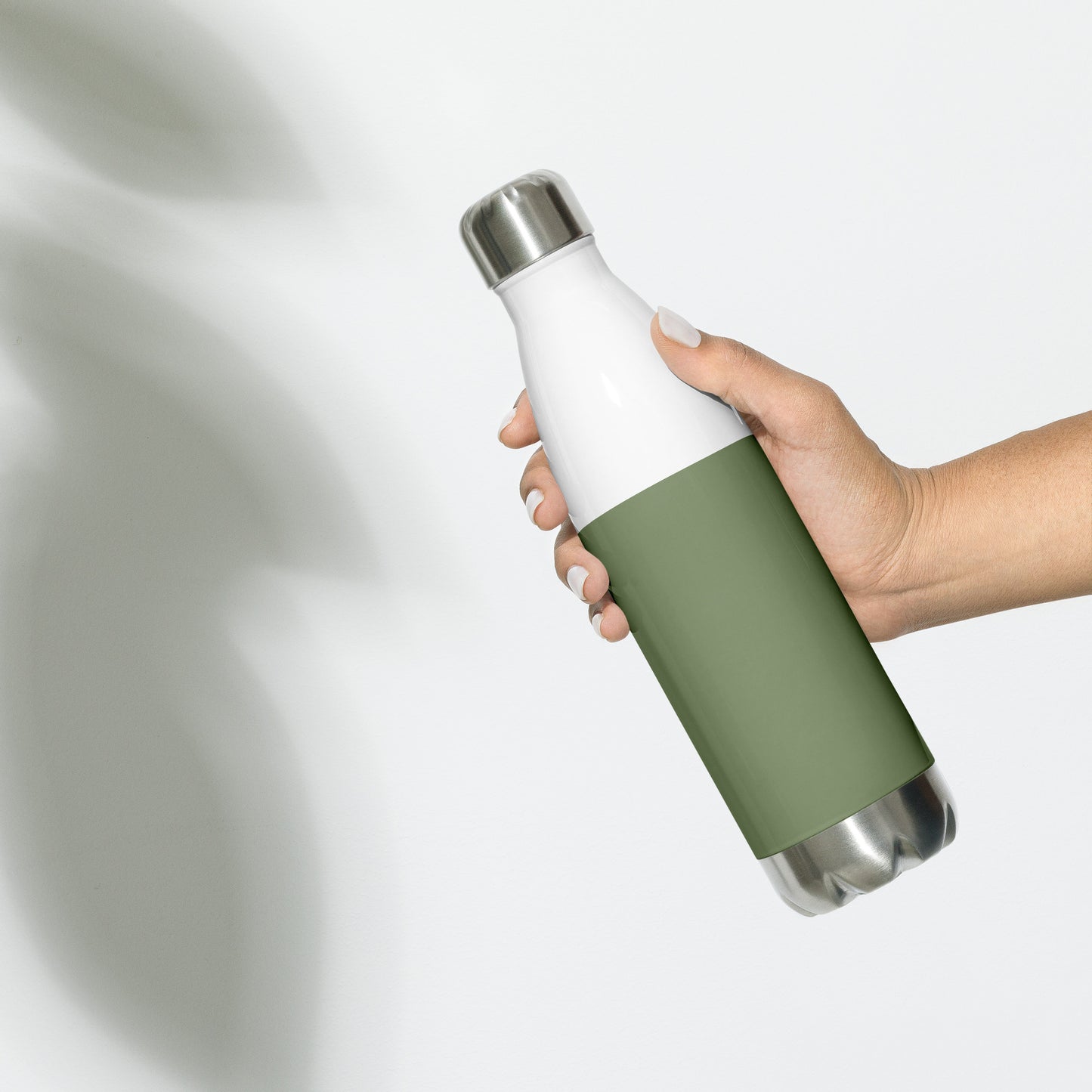 CAMOUFLAGE GREEN - STAINLESS STEEL WATER BOTTLE