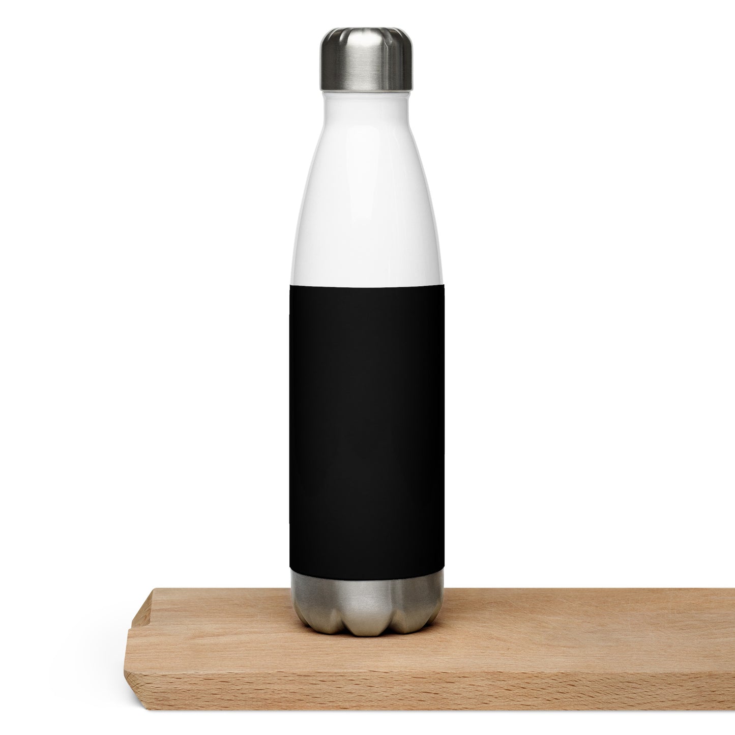 BLACK - STAINLESS STEEL WATER BOTTLE