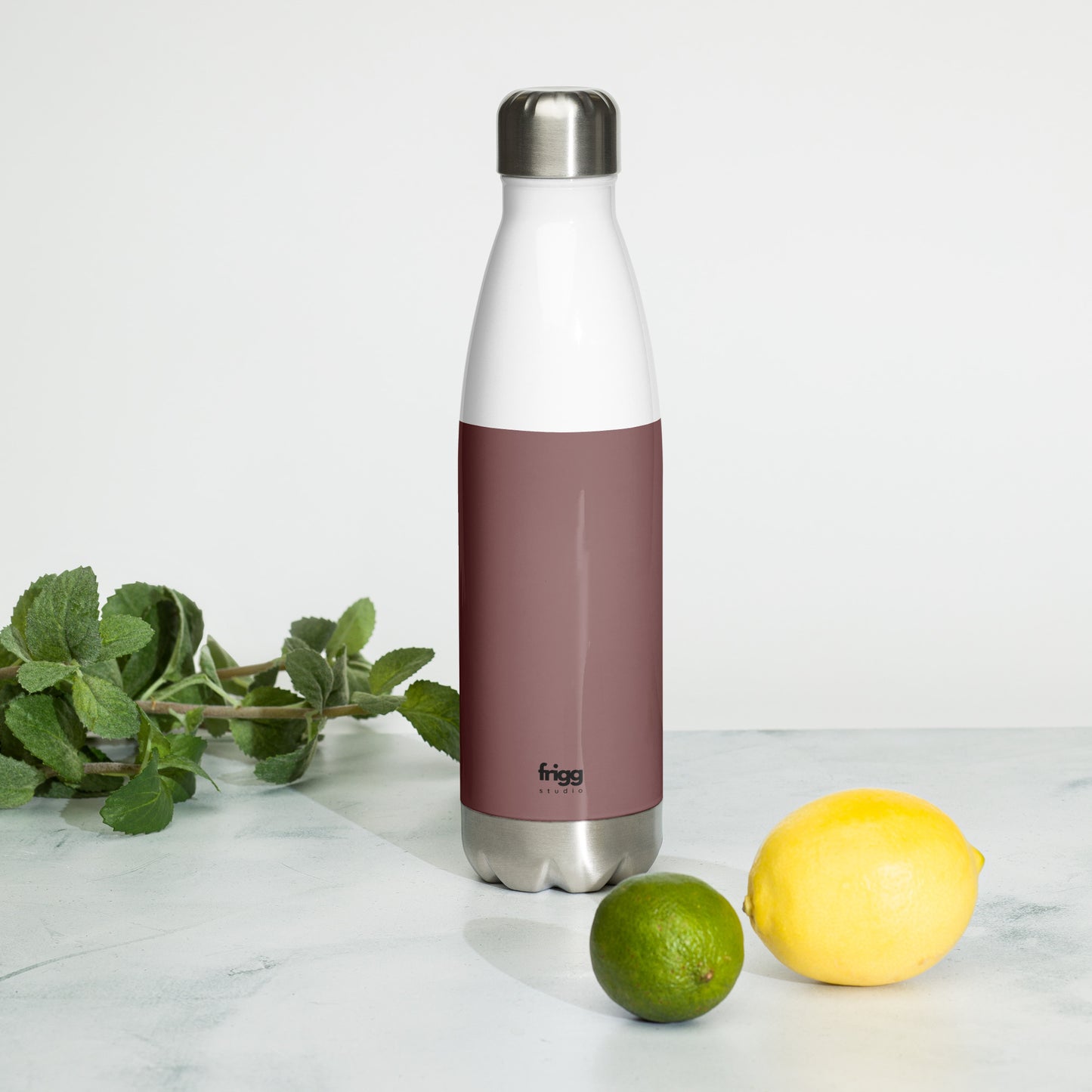 LIGHT WOOD - STAINLESS STEEL WATER BOTTLE