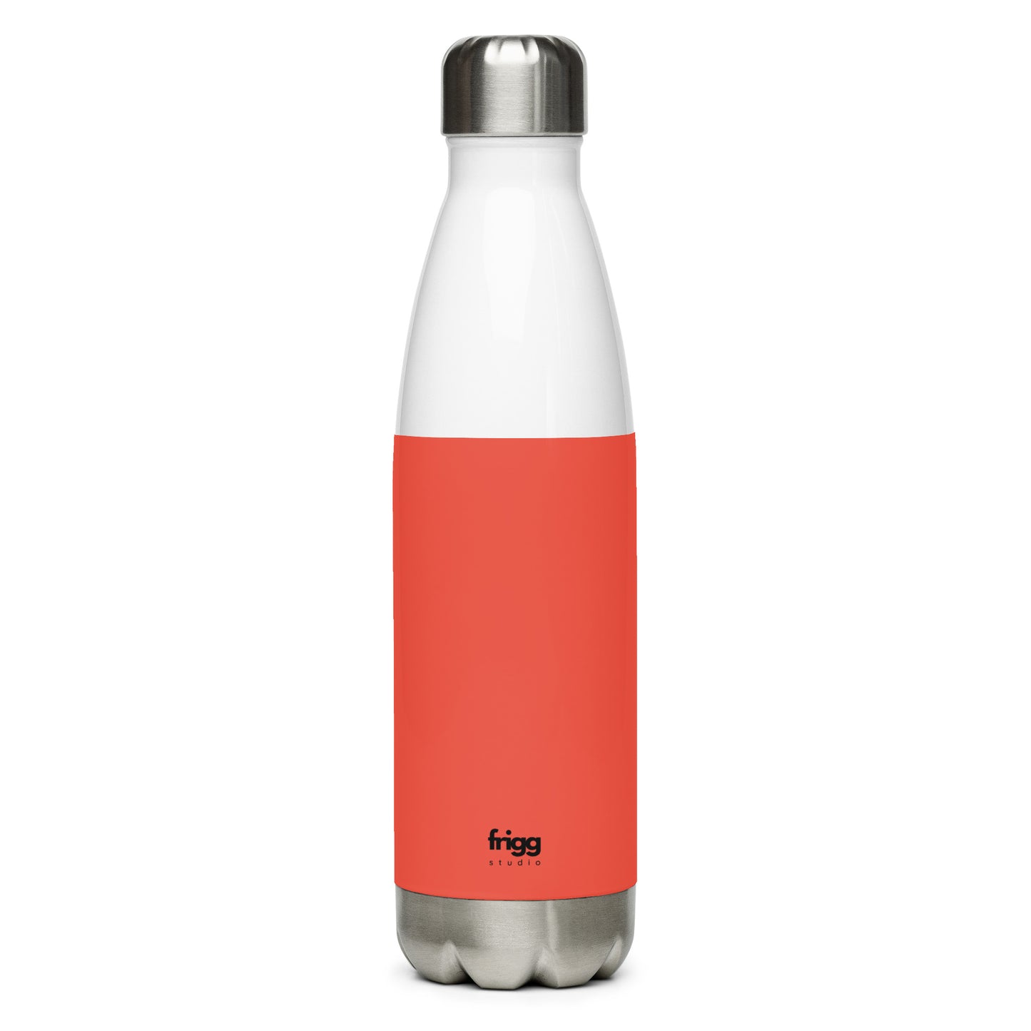 ORANGE RED - STAINLESS STEEL WATER BOTTLE