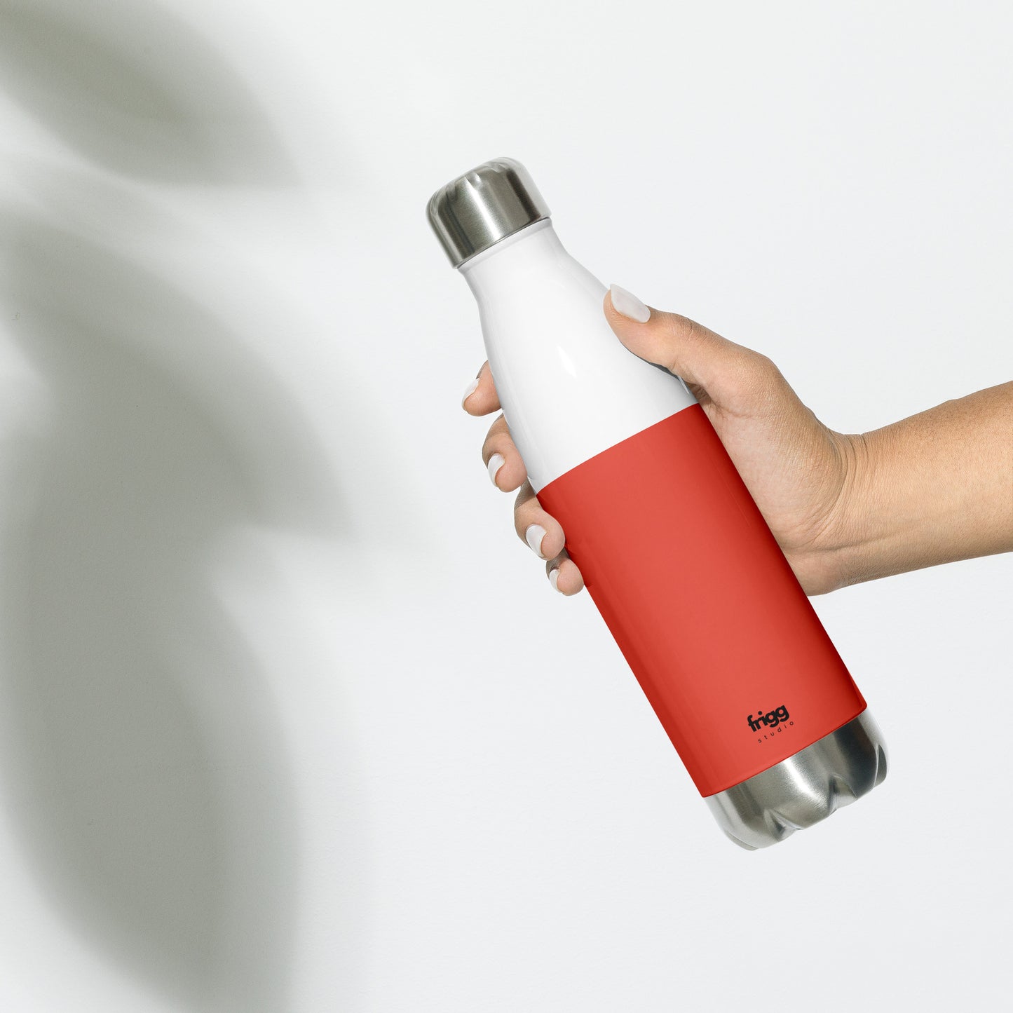 ORANGE RED - STAINLESS STEEL WATER BOTTLE