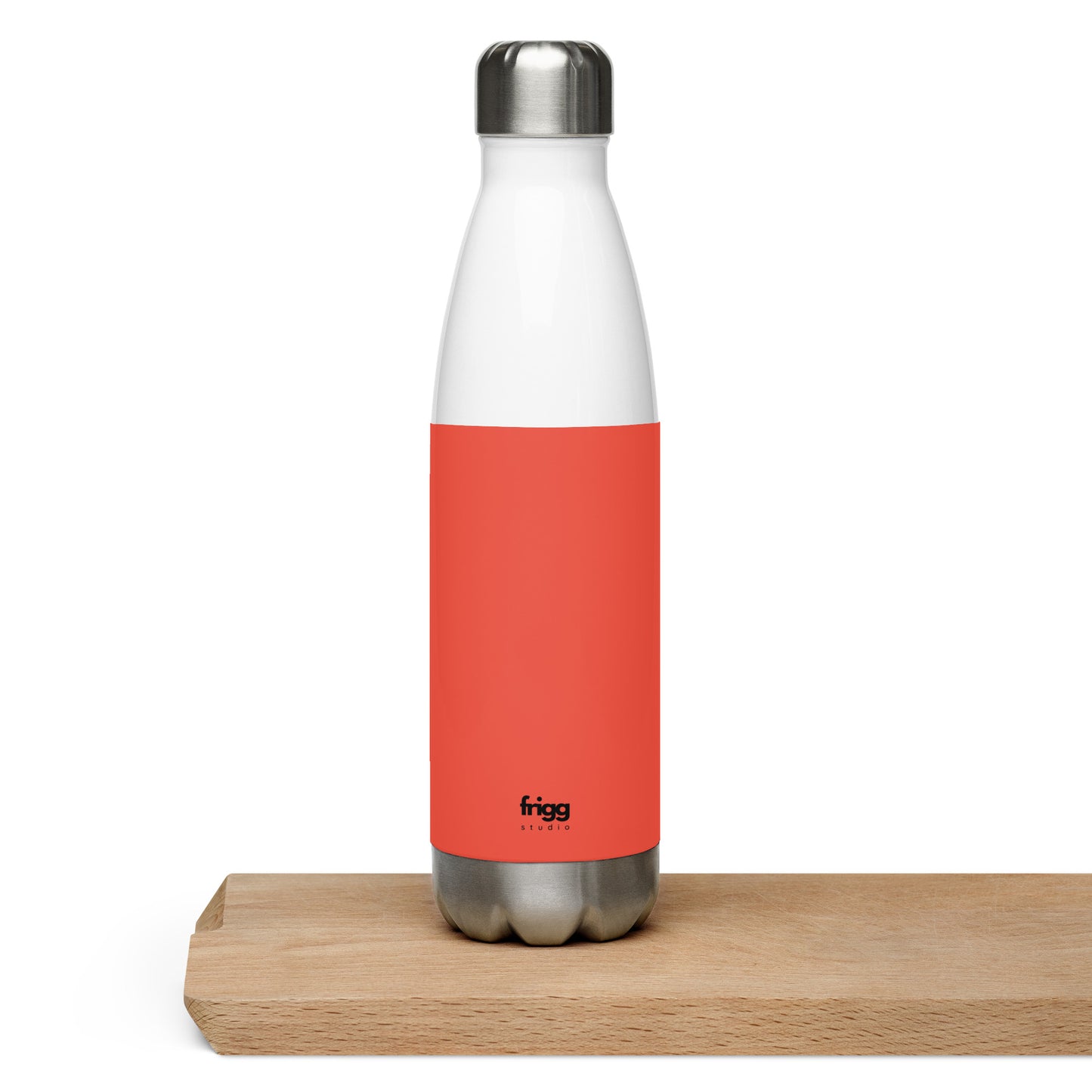 ORANGE RED - STAINLESS STEEL WATER BOTTLE