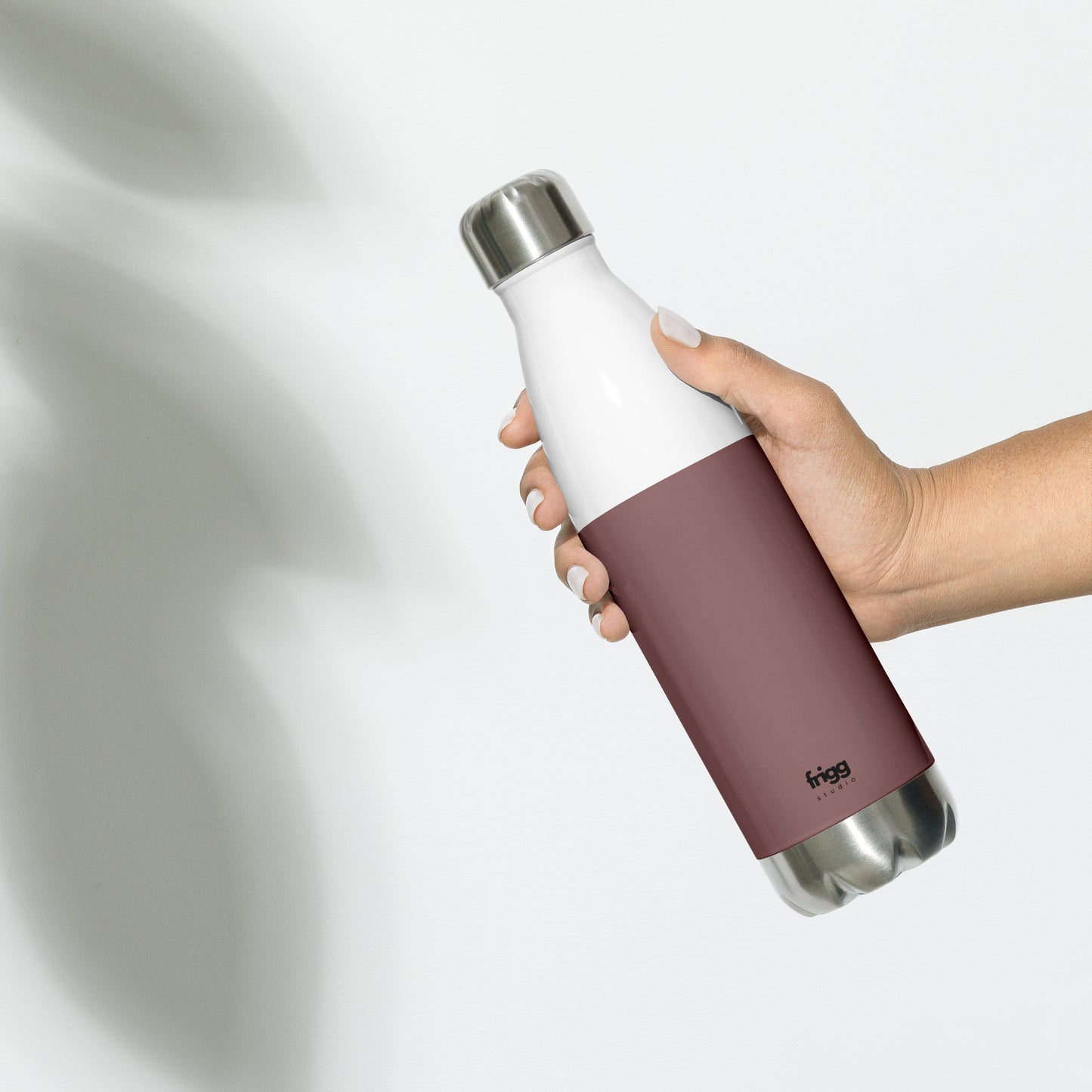 LIGHT WOOD - STAINLESS STEEL WATER BOTTLE