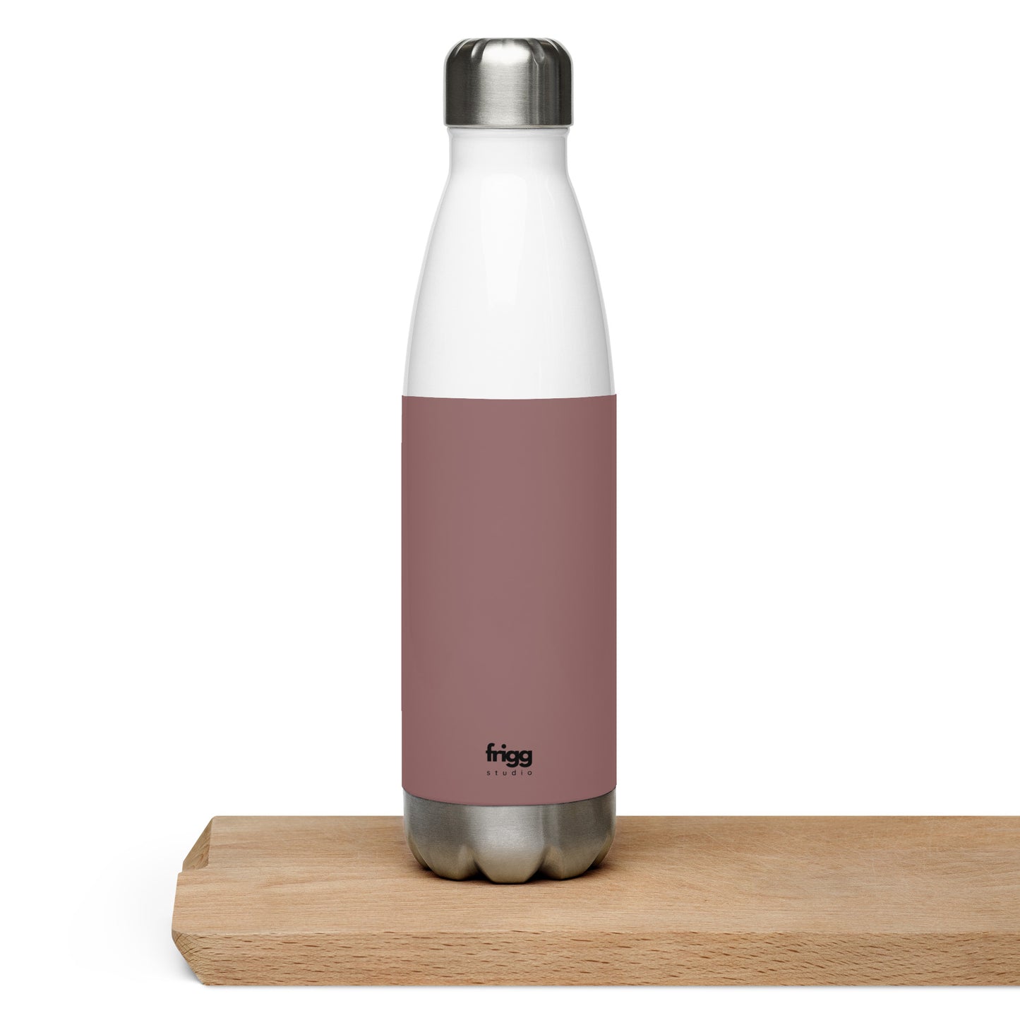 LIGHT WOOD - STAINLESS STEEL WATER BOTTLE