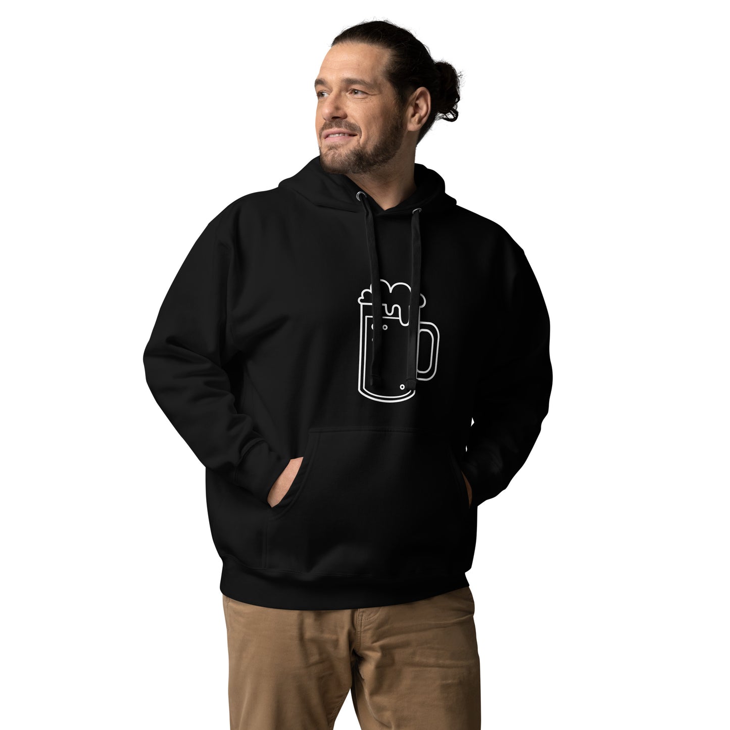 MEN HOODIE - BLACK