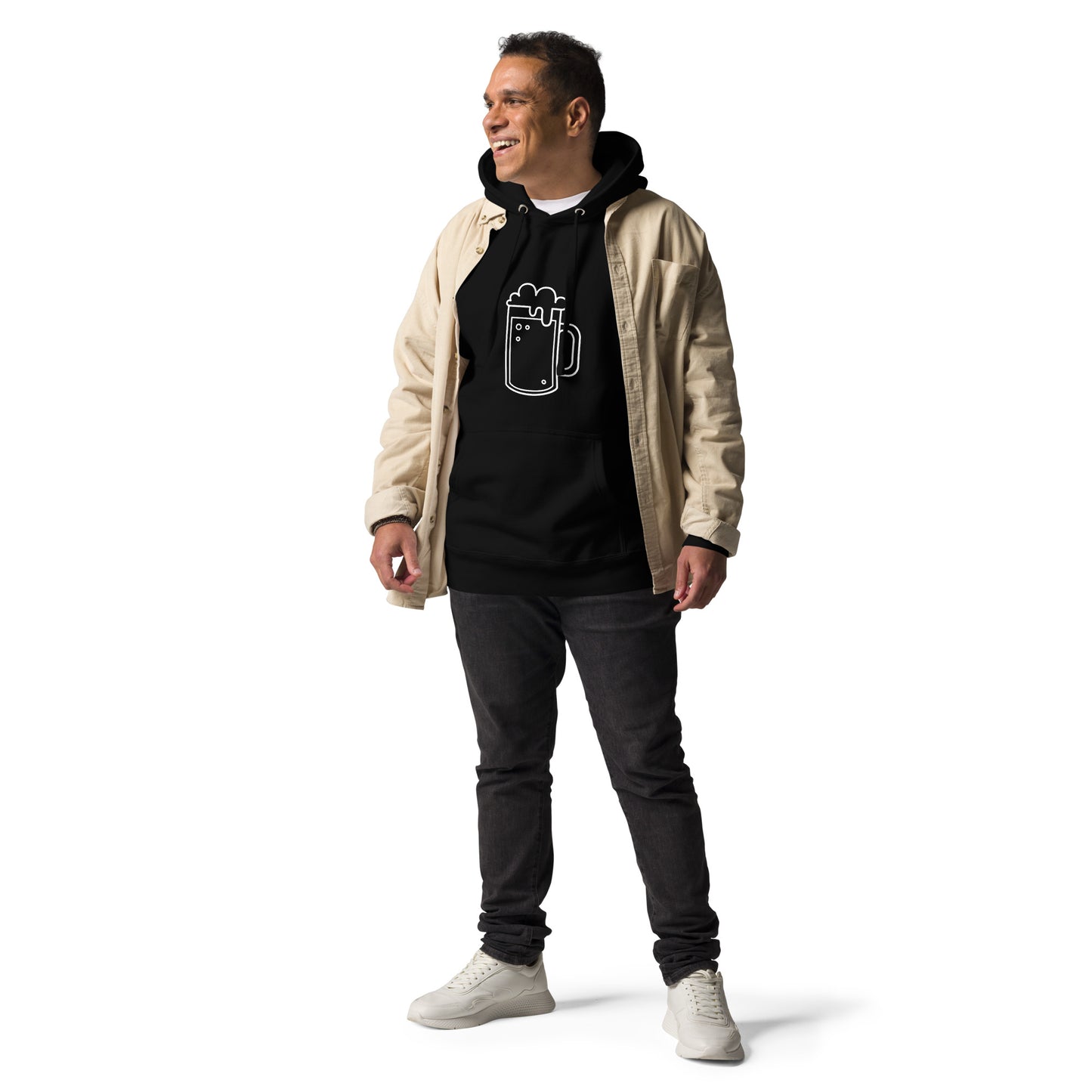 MEN HOODIE - BLACK