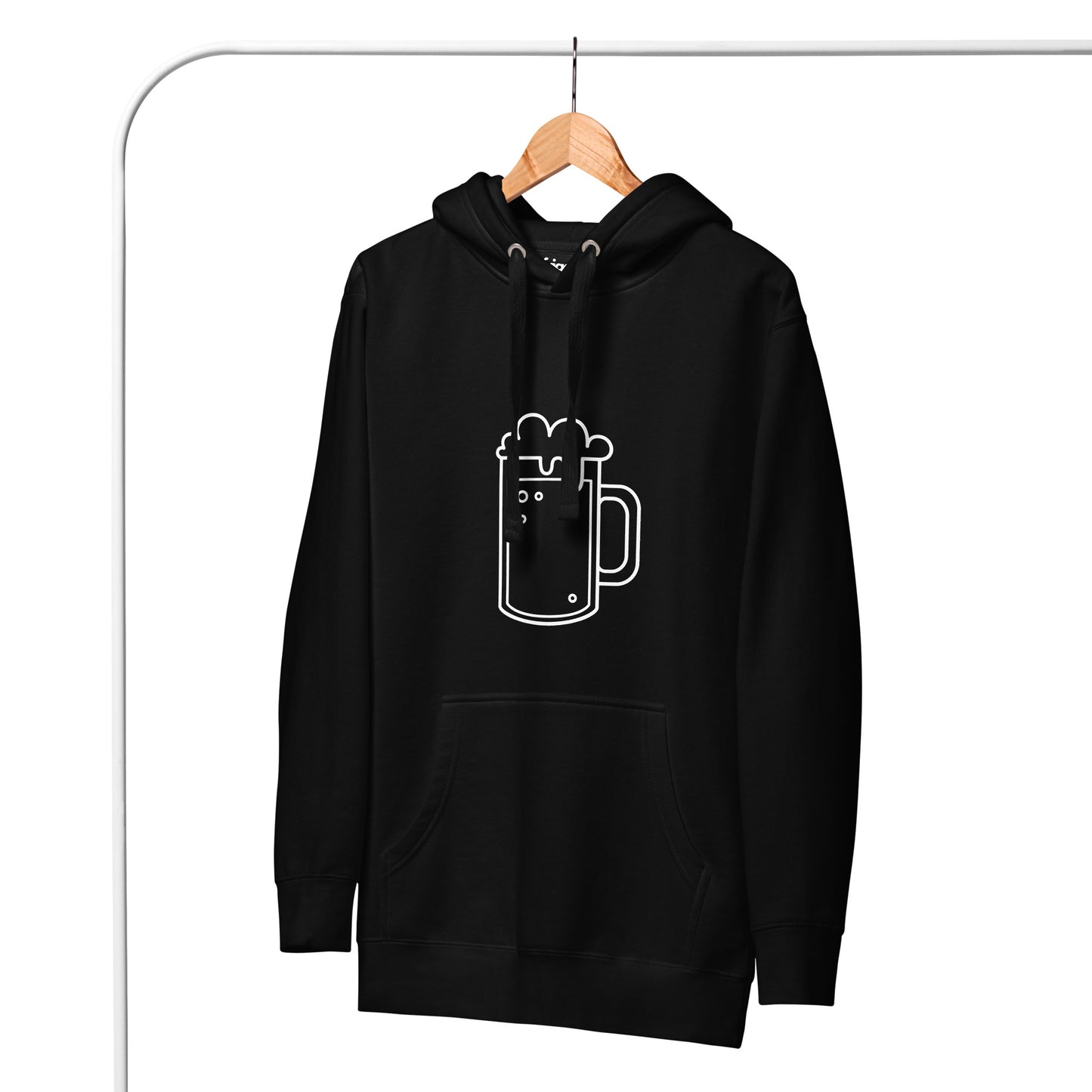 MEN HOODIE - BLACK