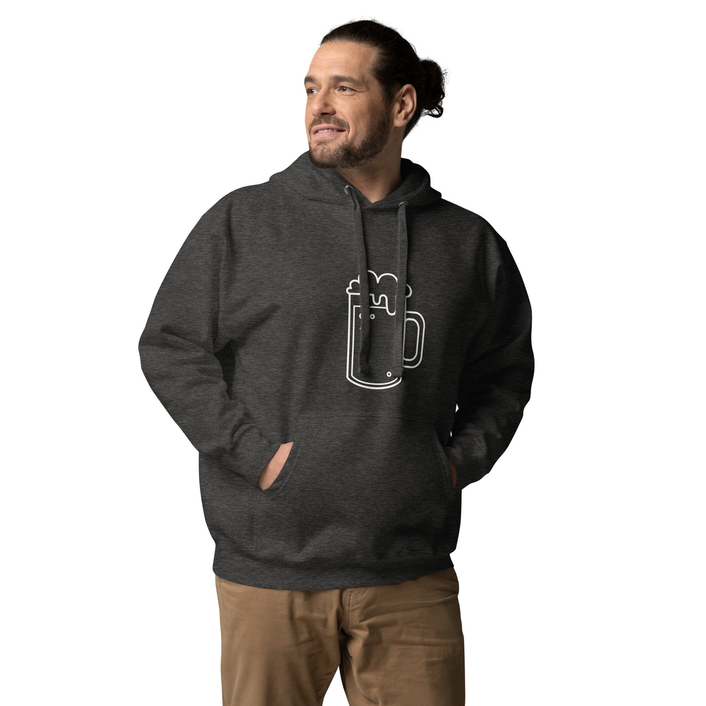 MEN HOODIE - CHARCOAL
