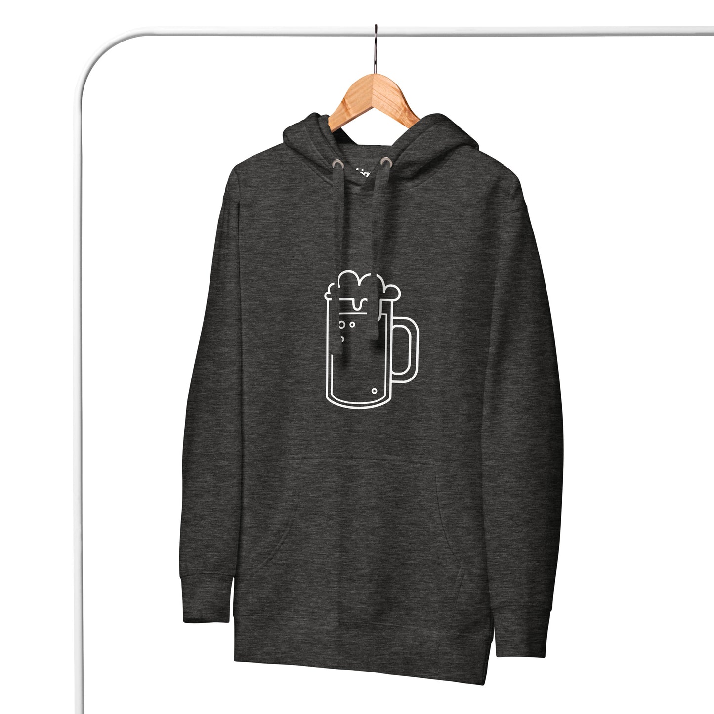 MEN HOODIE - CHARCOAL