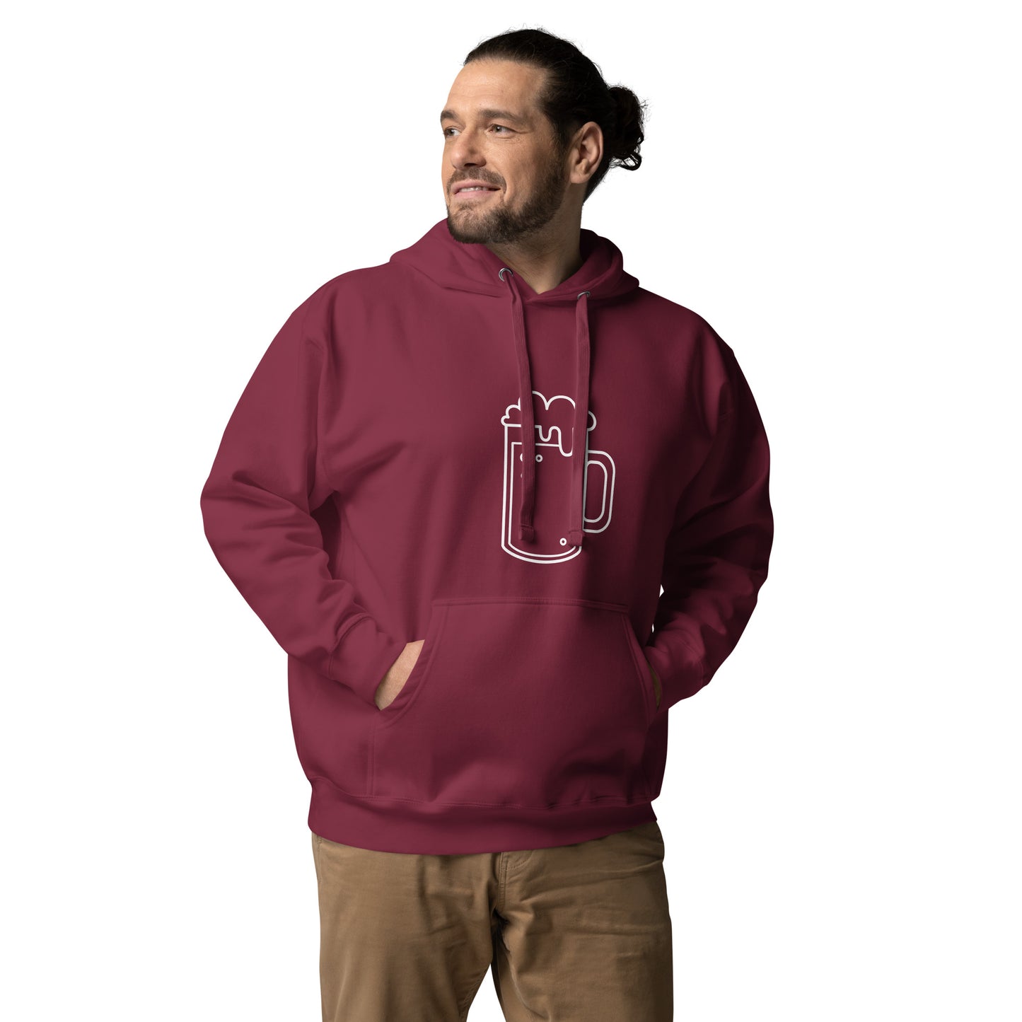 MEN HOODIE - MAROON