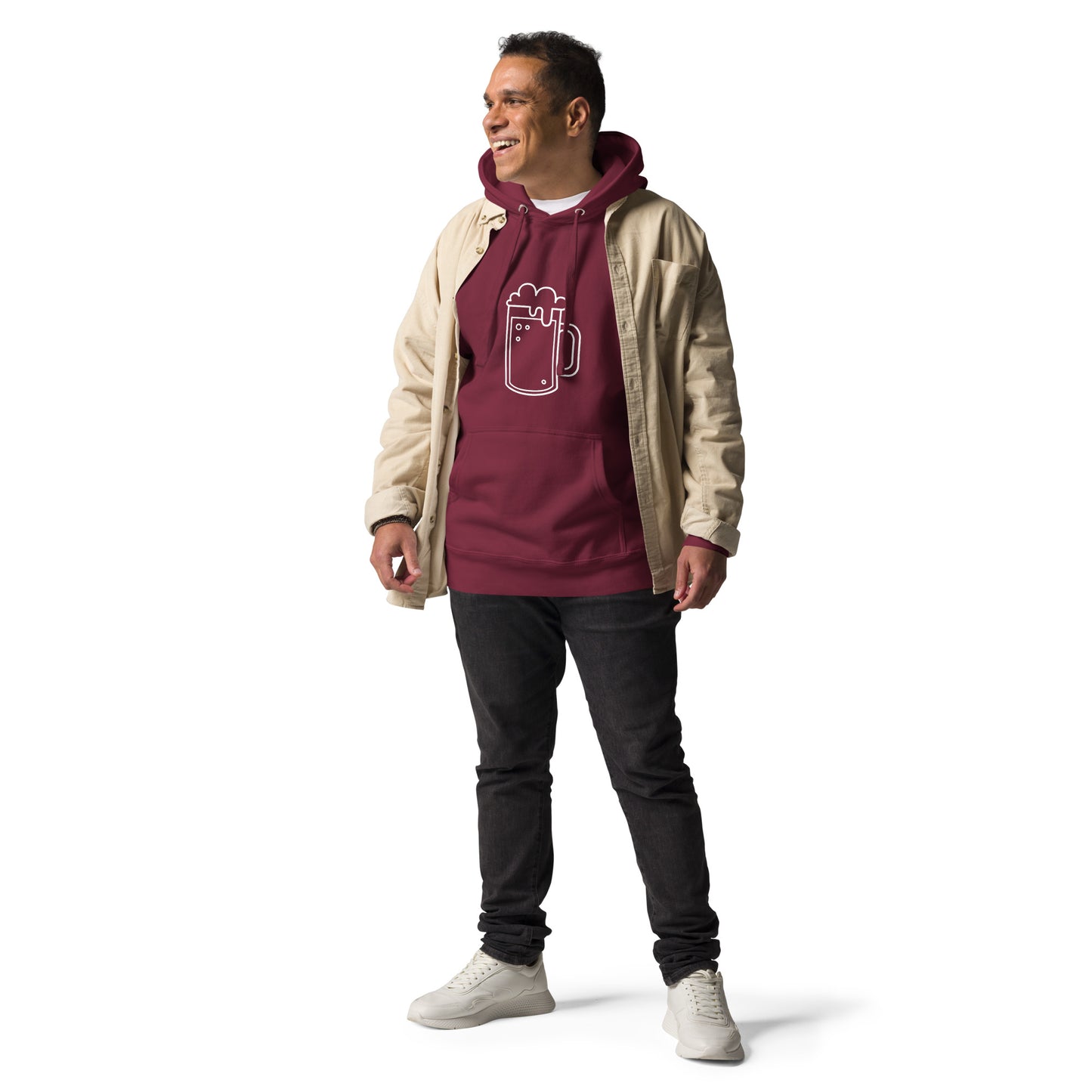 MEN HOODIE - MAROON