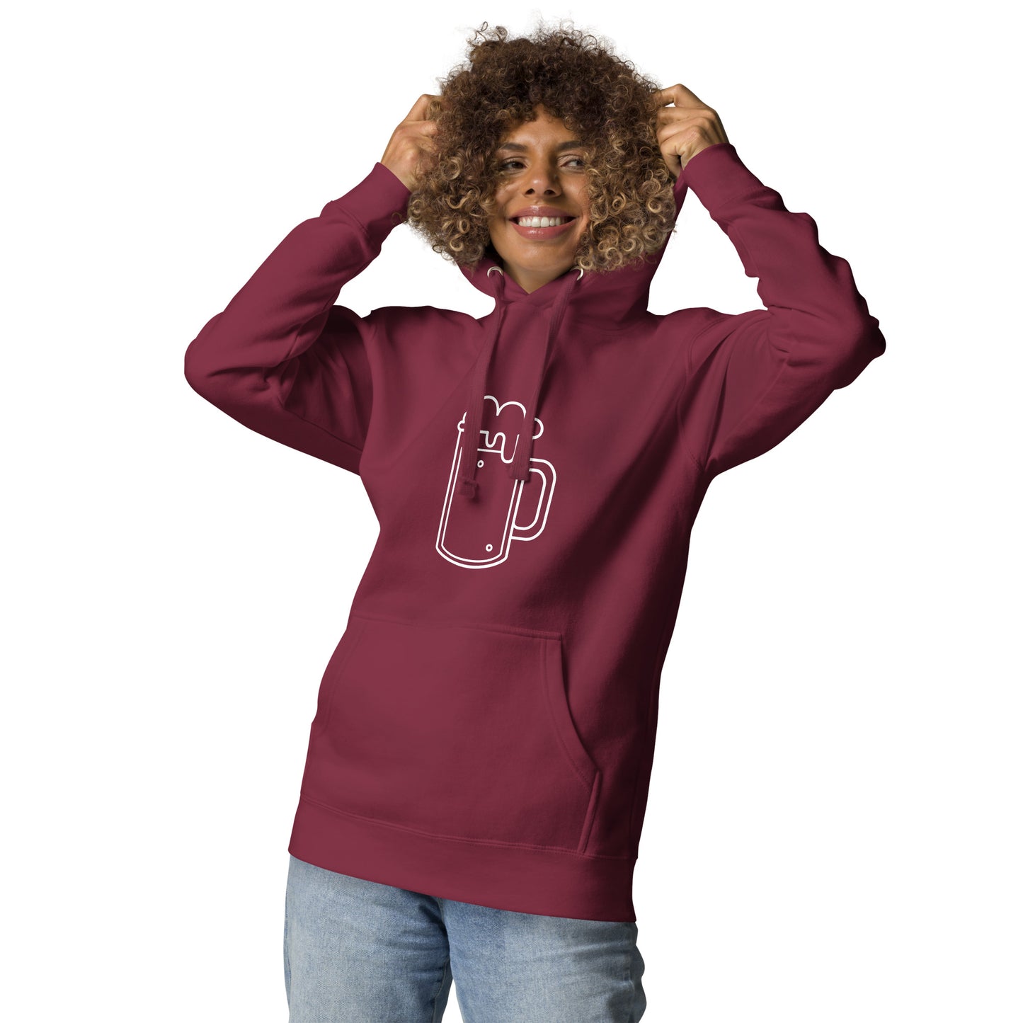 WOMEN HOODIE - MAROON