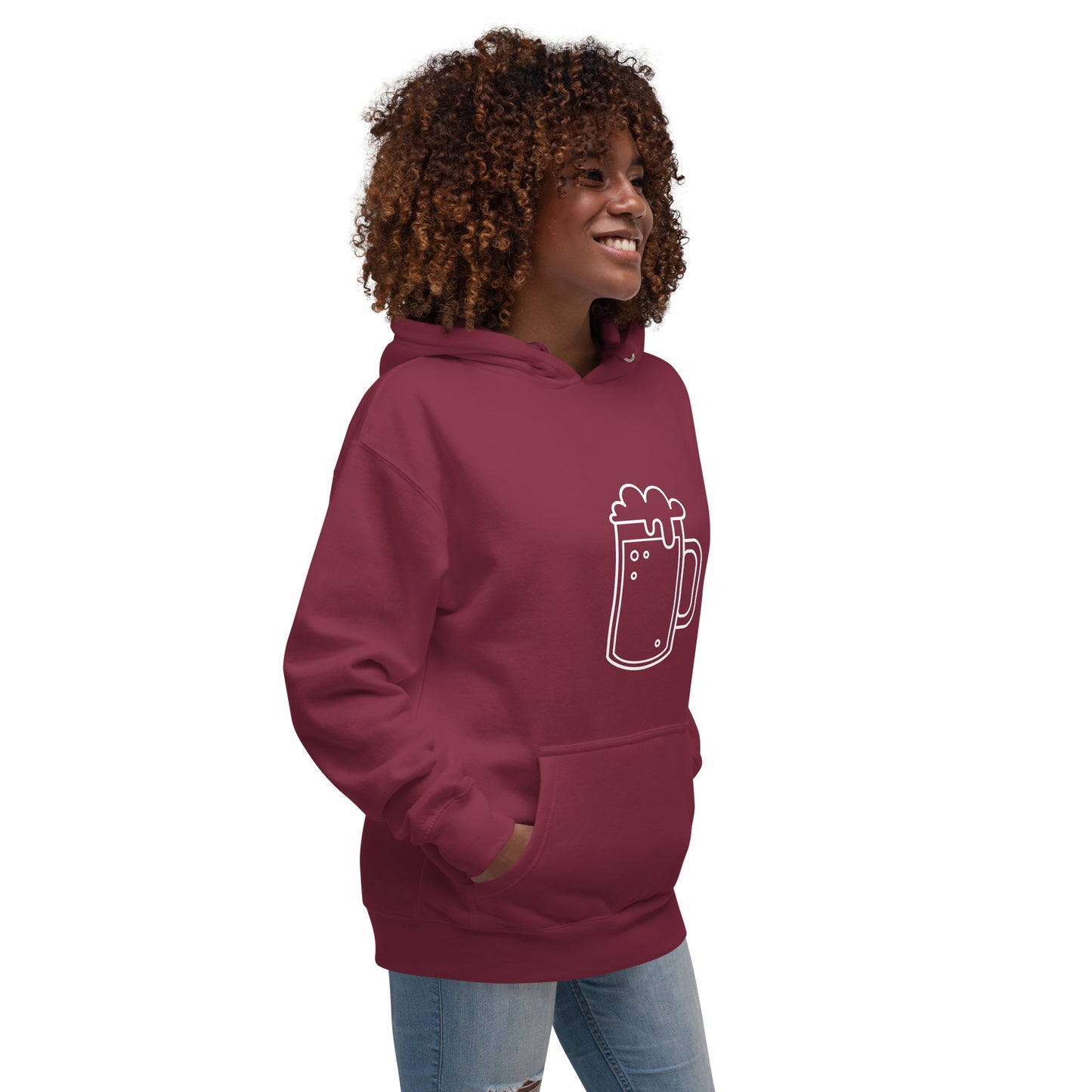 WOMEN HOODIE - MAROON