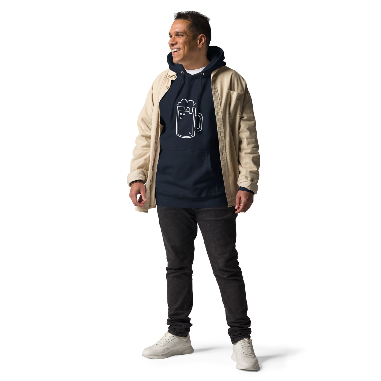 MEN HOODIE - NAVY