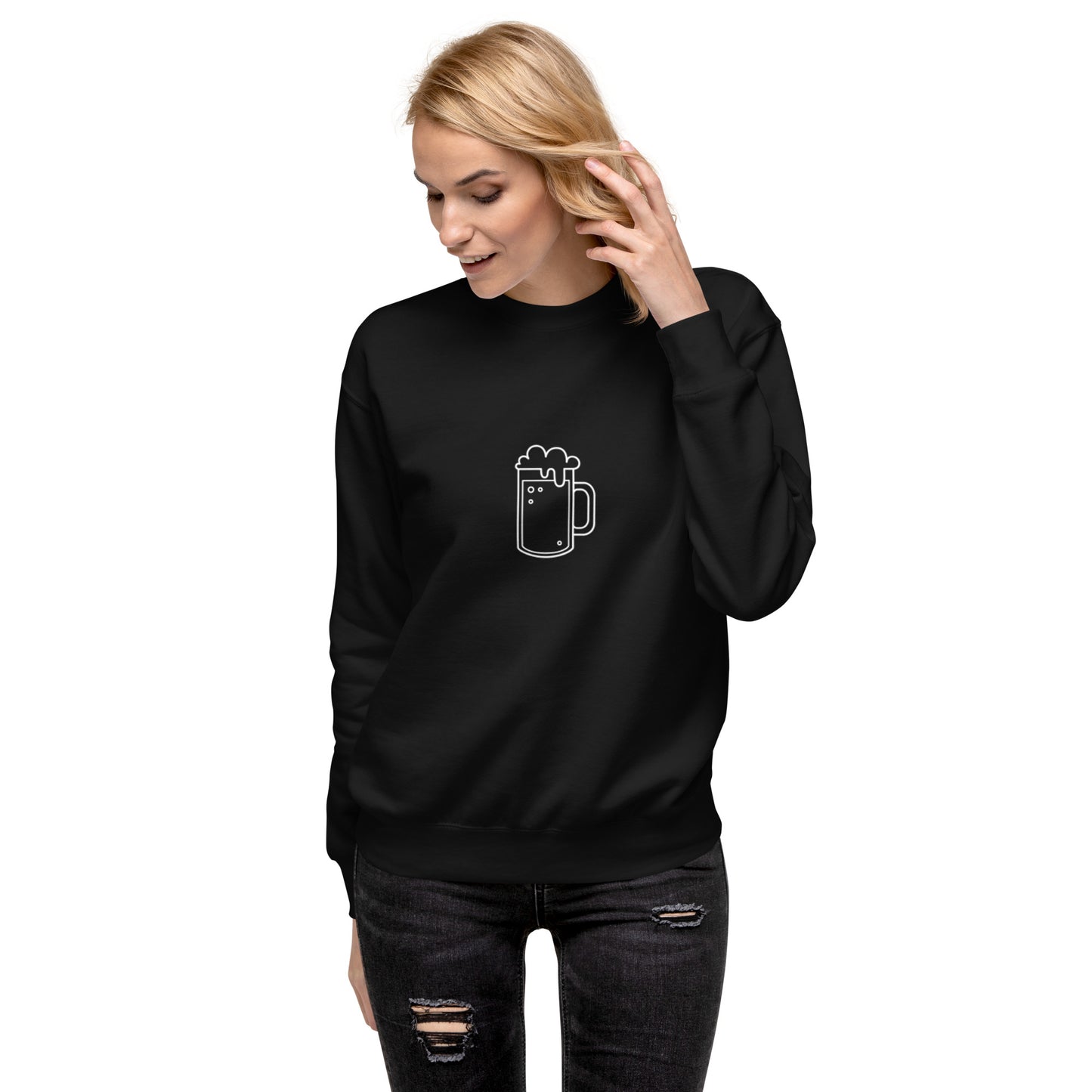 WOMEN SWEATSHIRT - BLACK