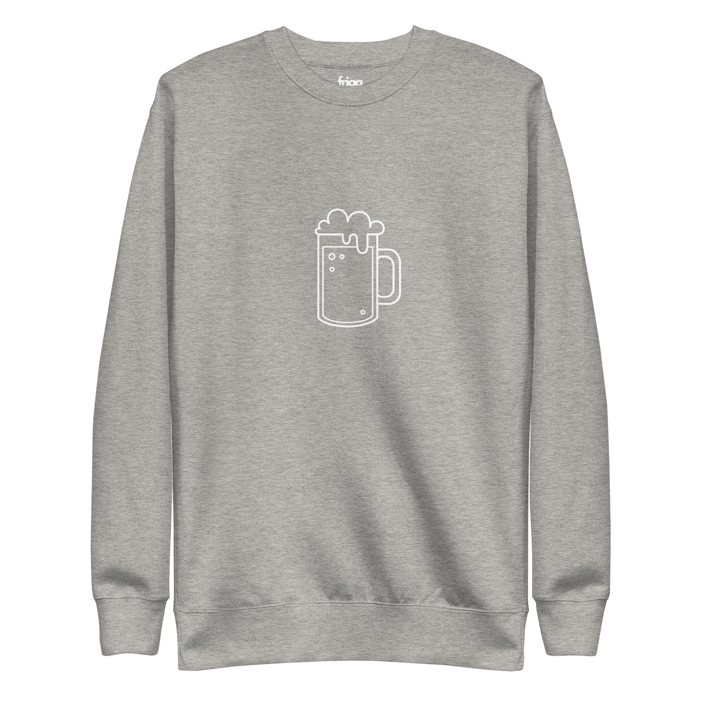 BASICS – HERREN-SWEATSHIRT – CARBON-GRAU
