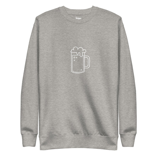 BASICS – HERREN-SWEATSHIRT – CARBON-GRAU