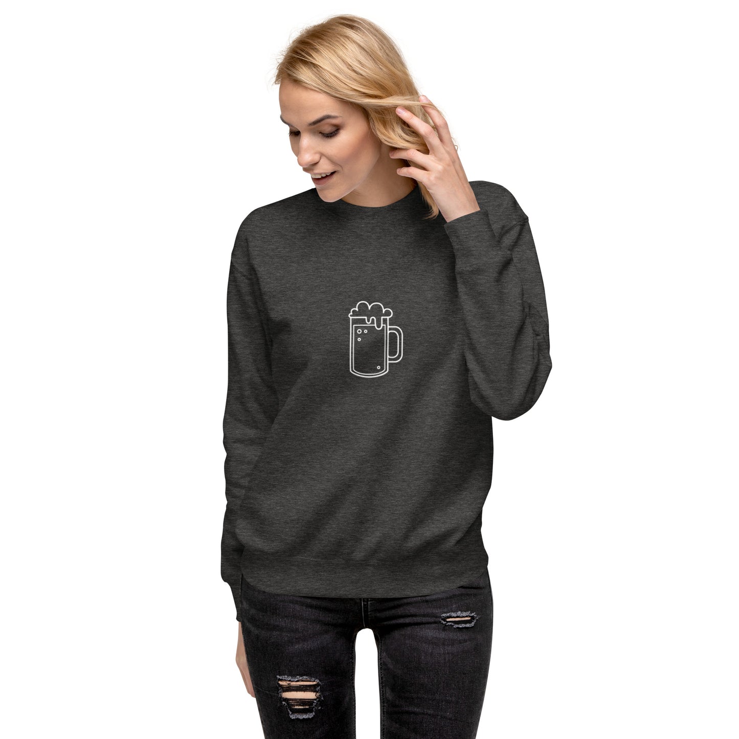 WOMEN SWEATSHIRT - CHARCOAL