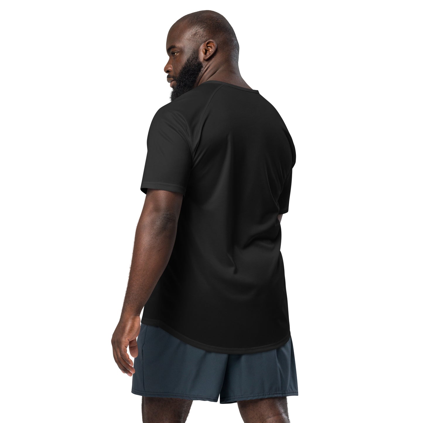 HERREN-SPORTJERSEY – SCHWARZ