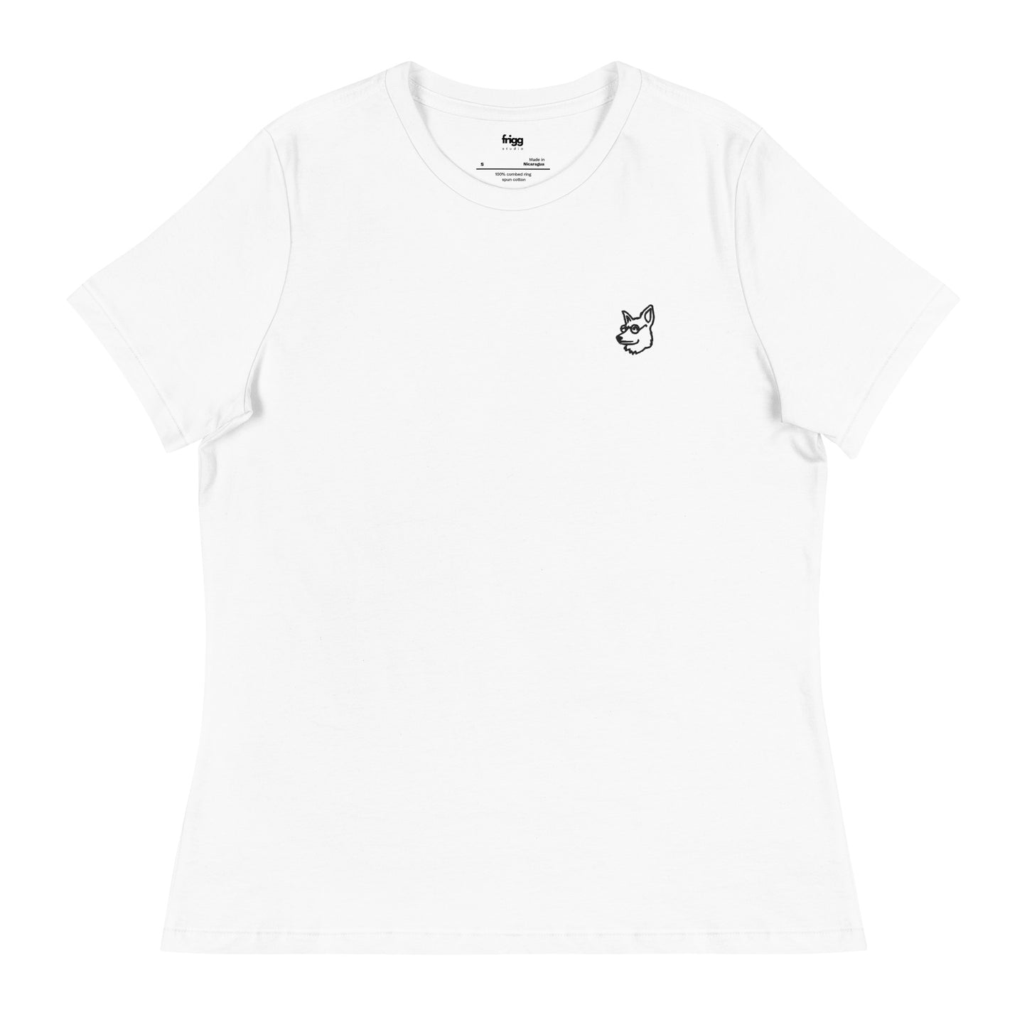 DOG - WOMEN'S BASIC T-SHIRT - WHITE